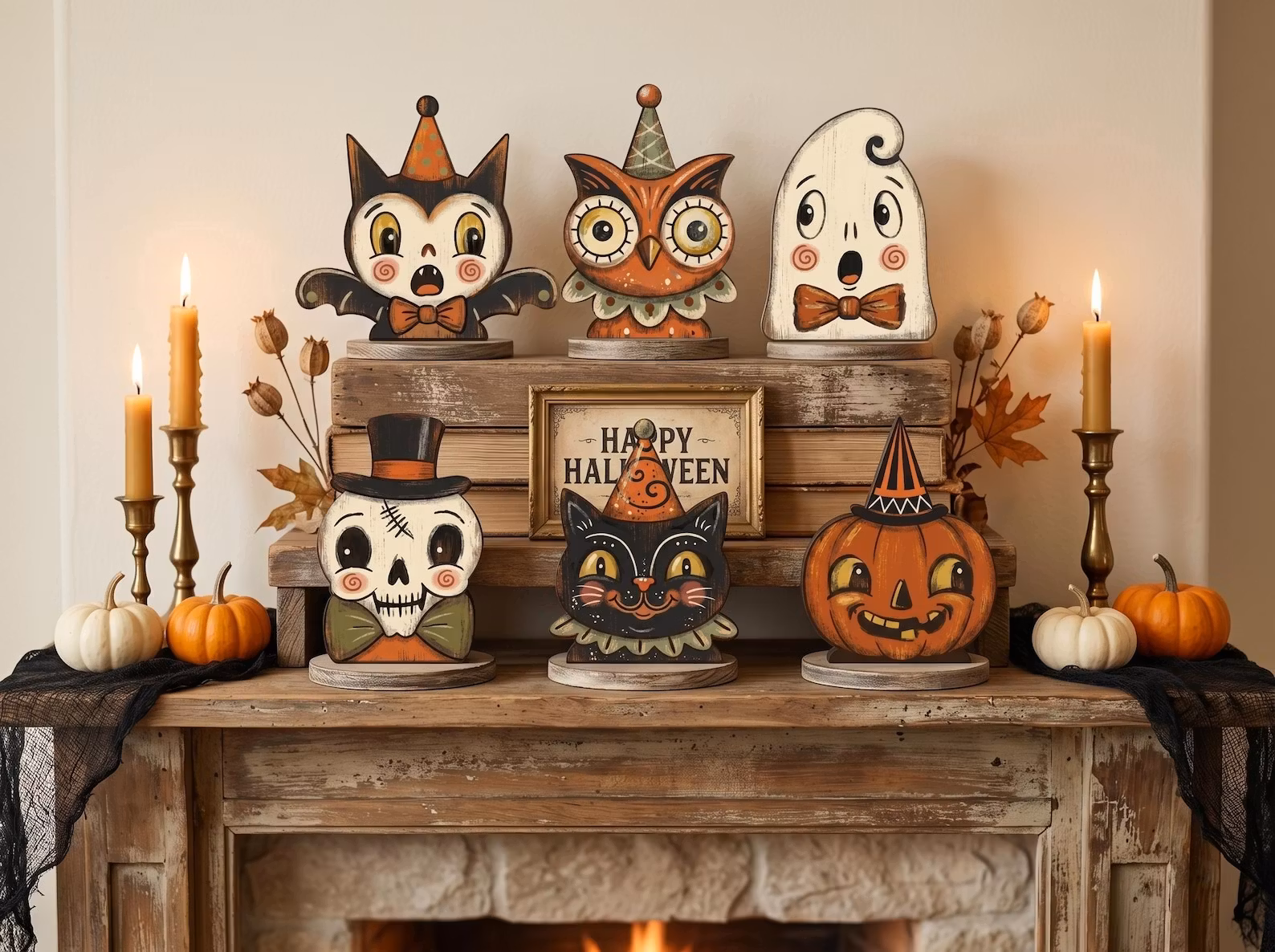 Vintage Halloween Decor Indoor