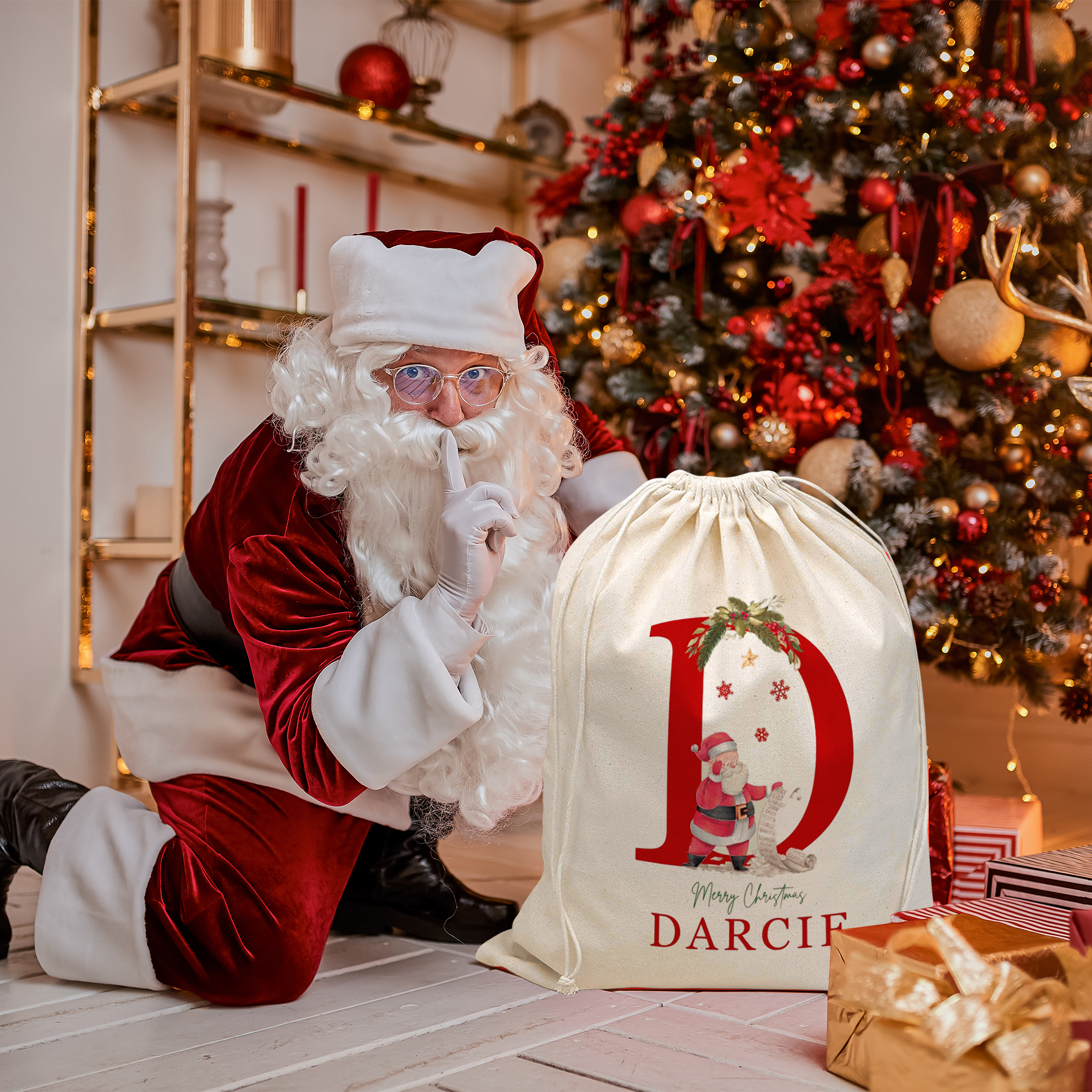 Personalised Christmas Gift Sack