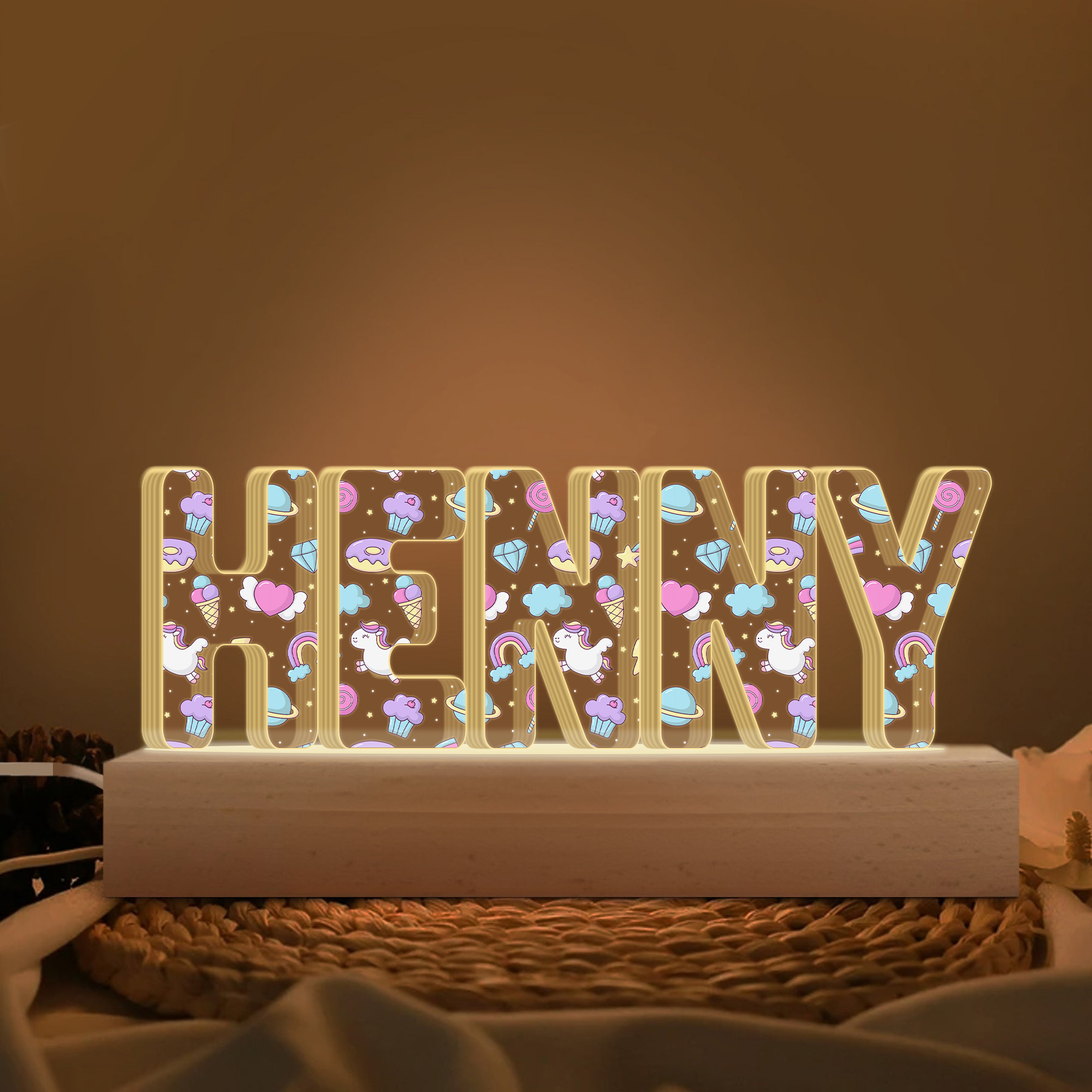 Personalized Name Night Light