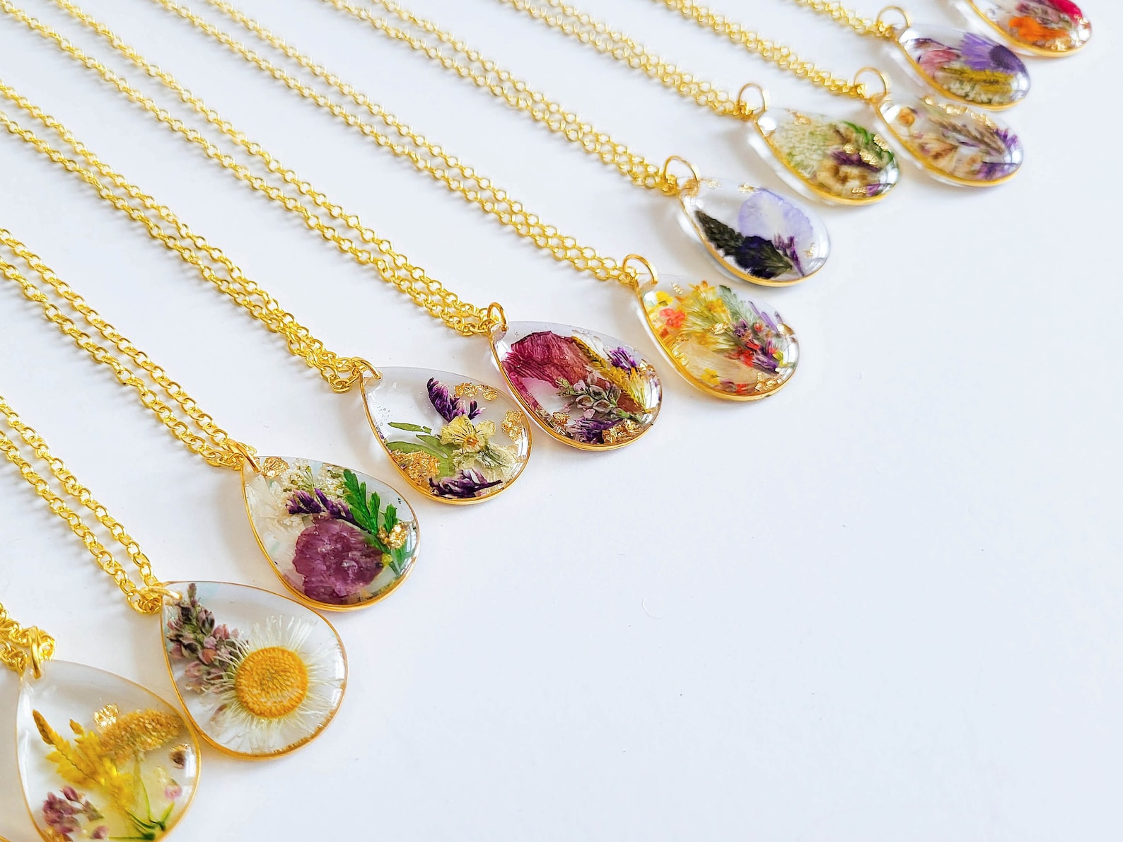 Birth Month Flower Necklace