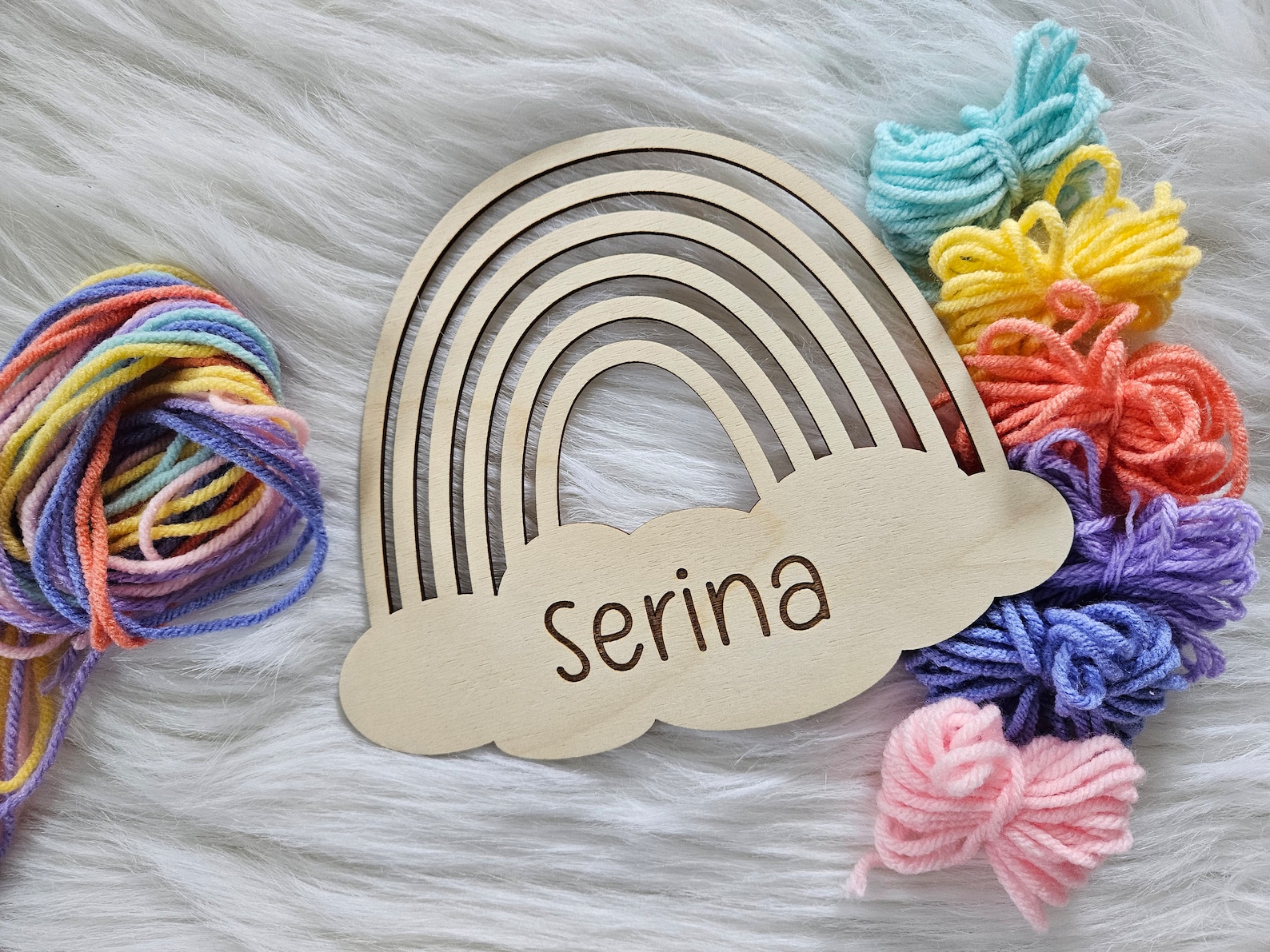 Personalized Rainbow Craft Kit for Kids