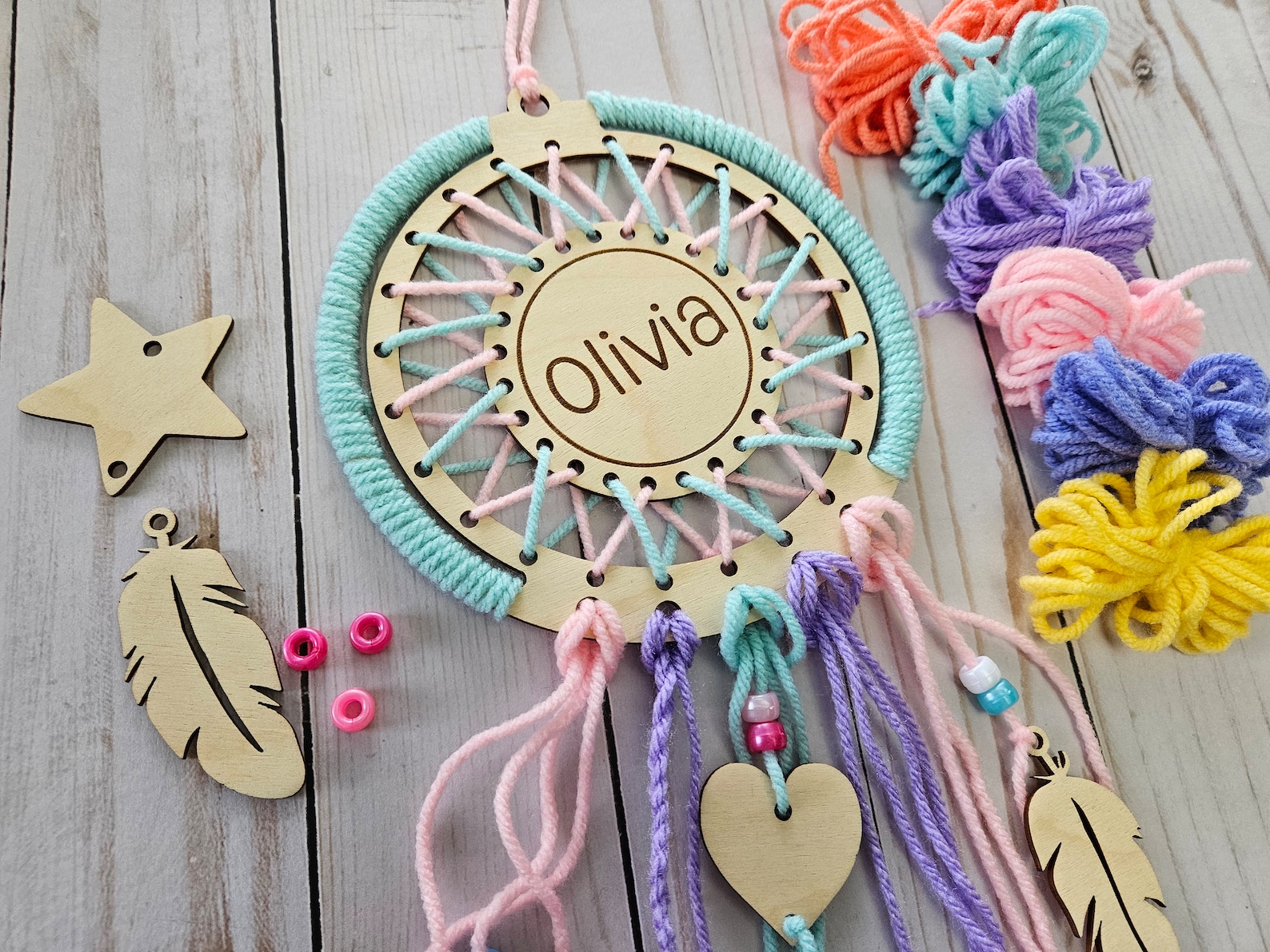 Personalized Dream Catcher Craft Kit for Kids 