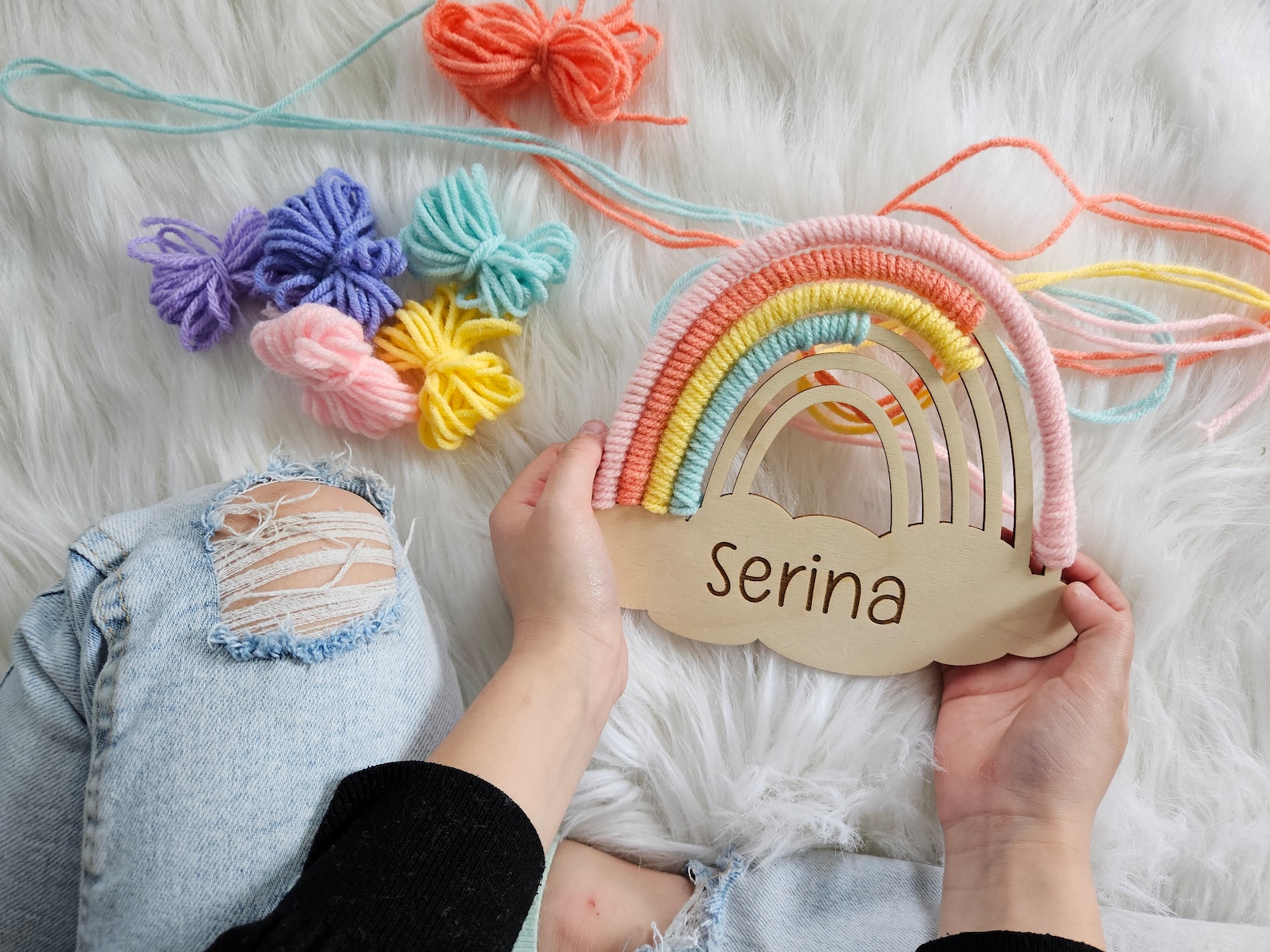 Personalized Rainbow Craft Kit for Kids