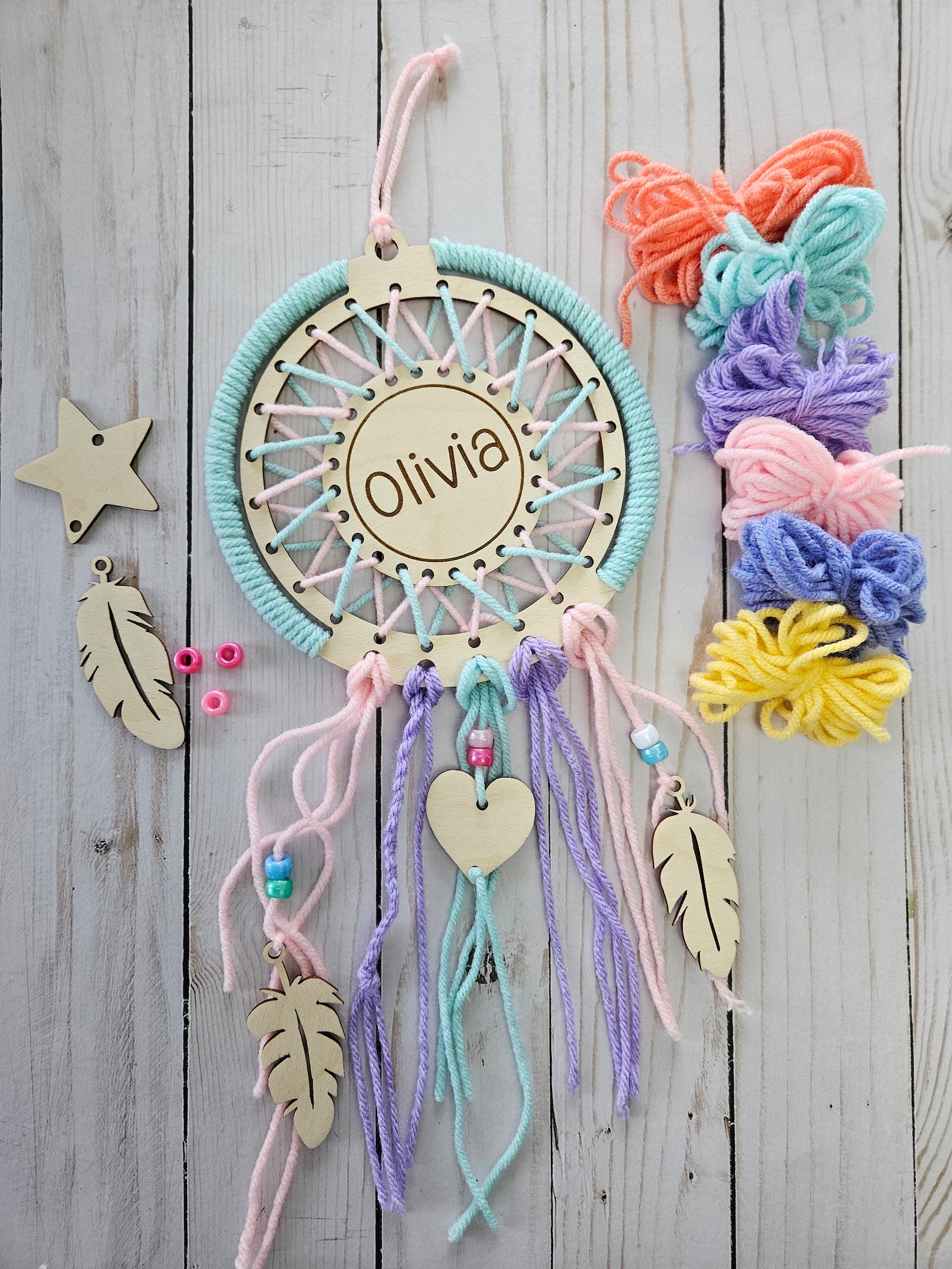 Personalized Dream Catcher Craft Kit for Kids