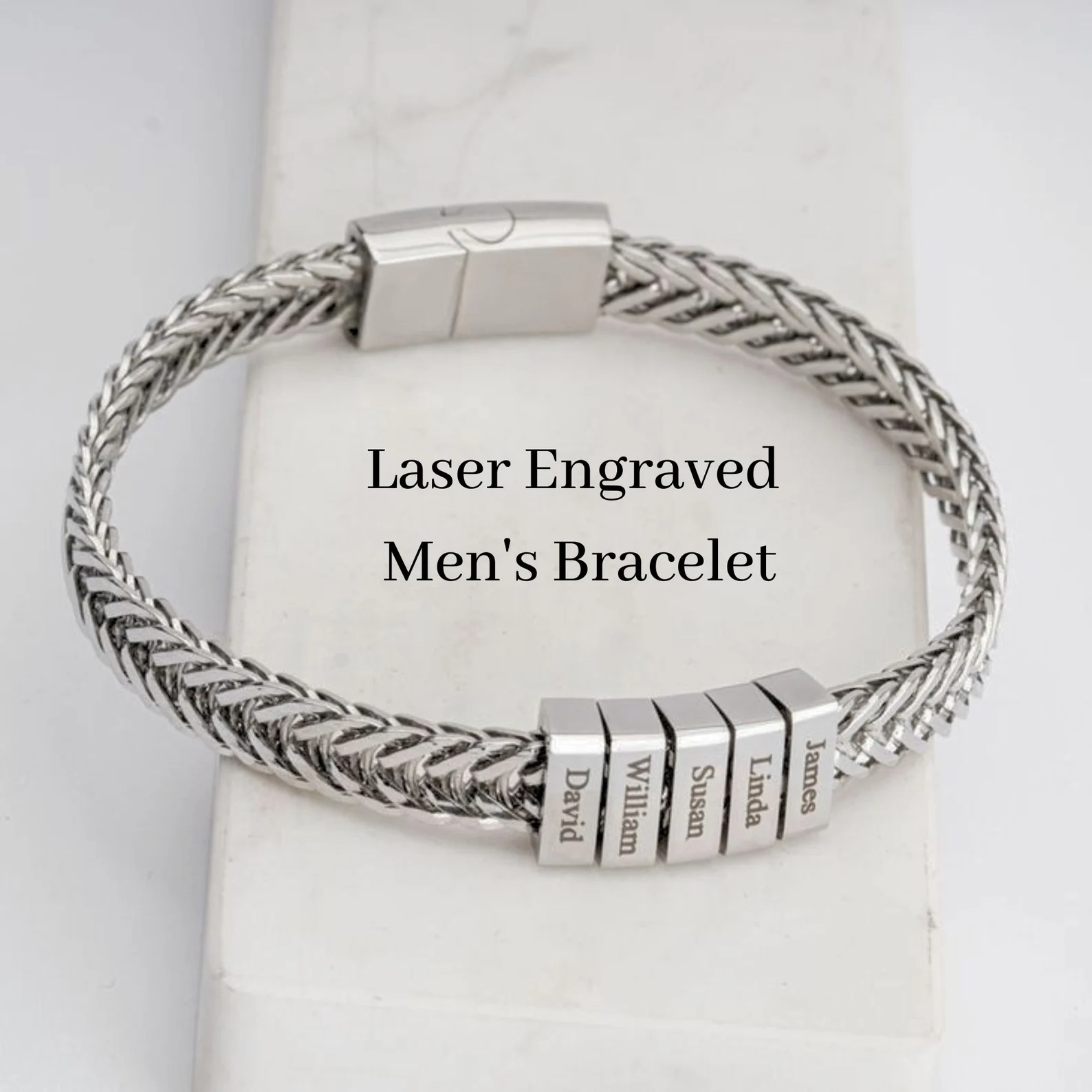 Personalized Bracelet For Dad