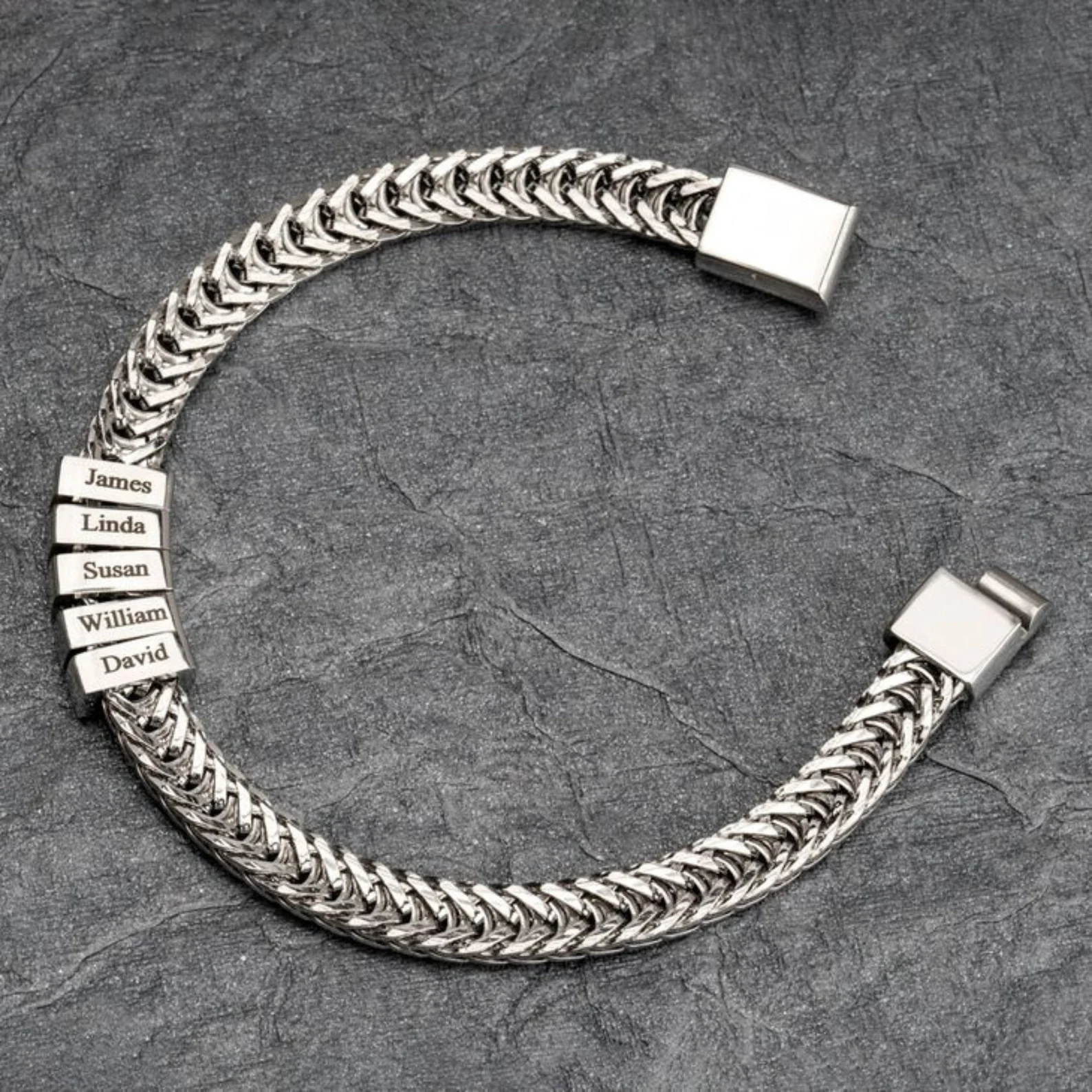 Personalized Bracelet For Dad