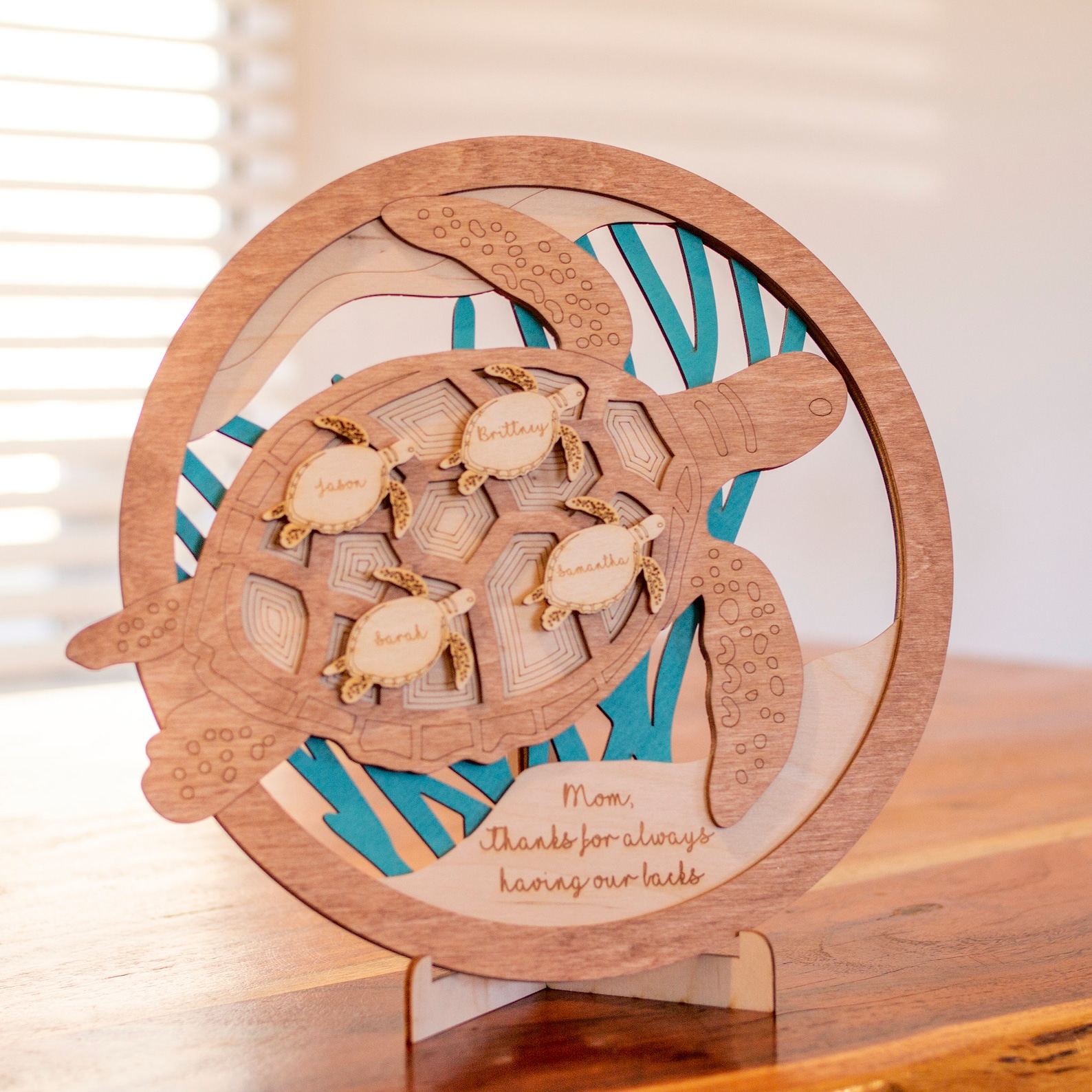 Sea Turtle Personalized Gift for Mom