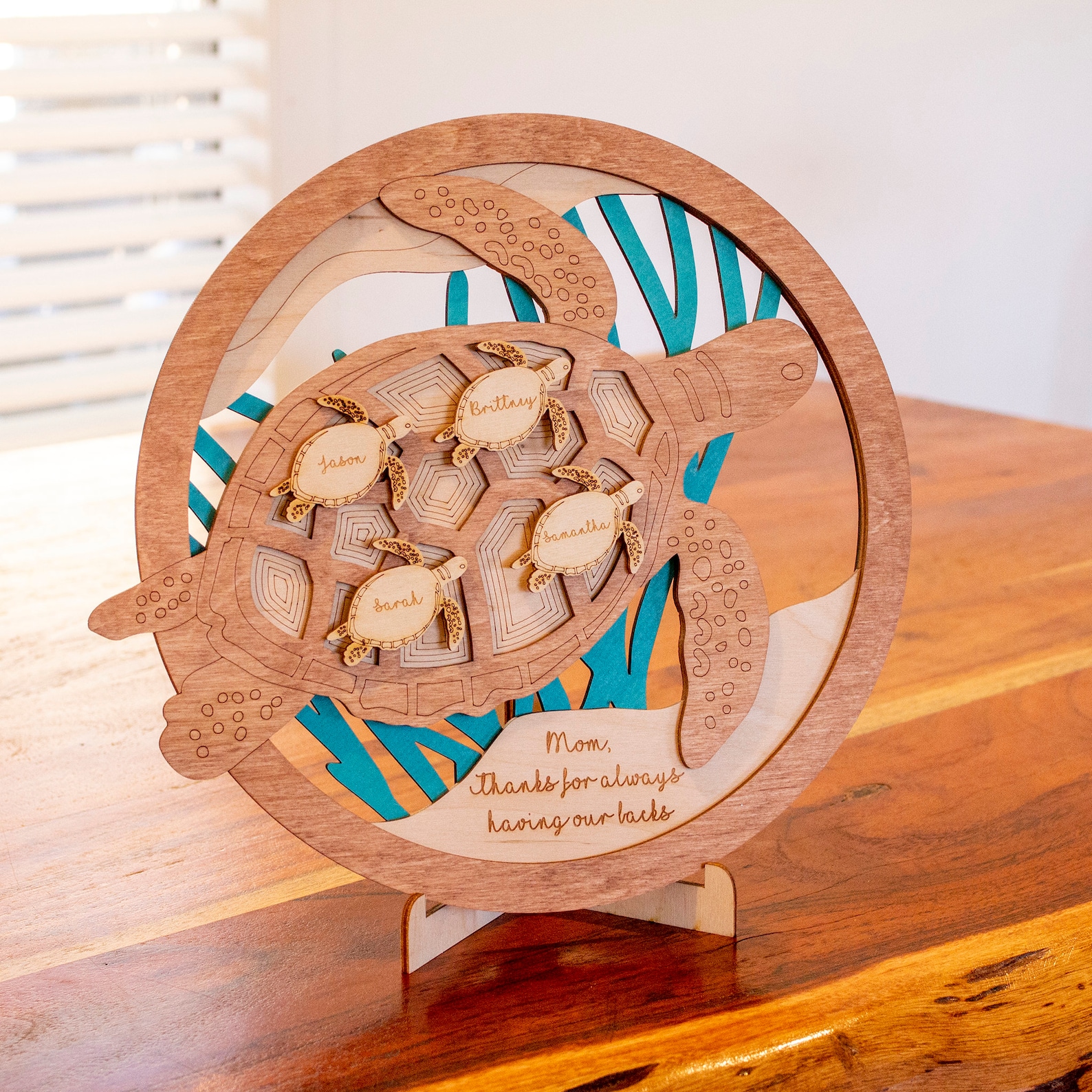Sea Turtle Personalized Gift for Mom