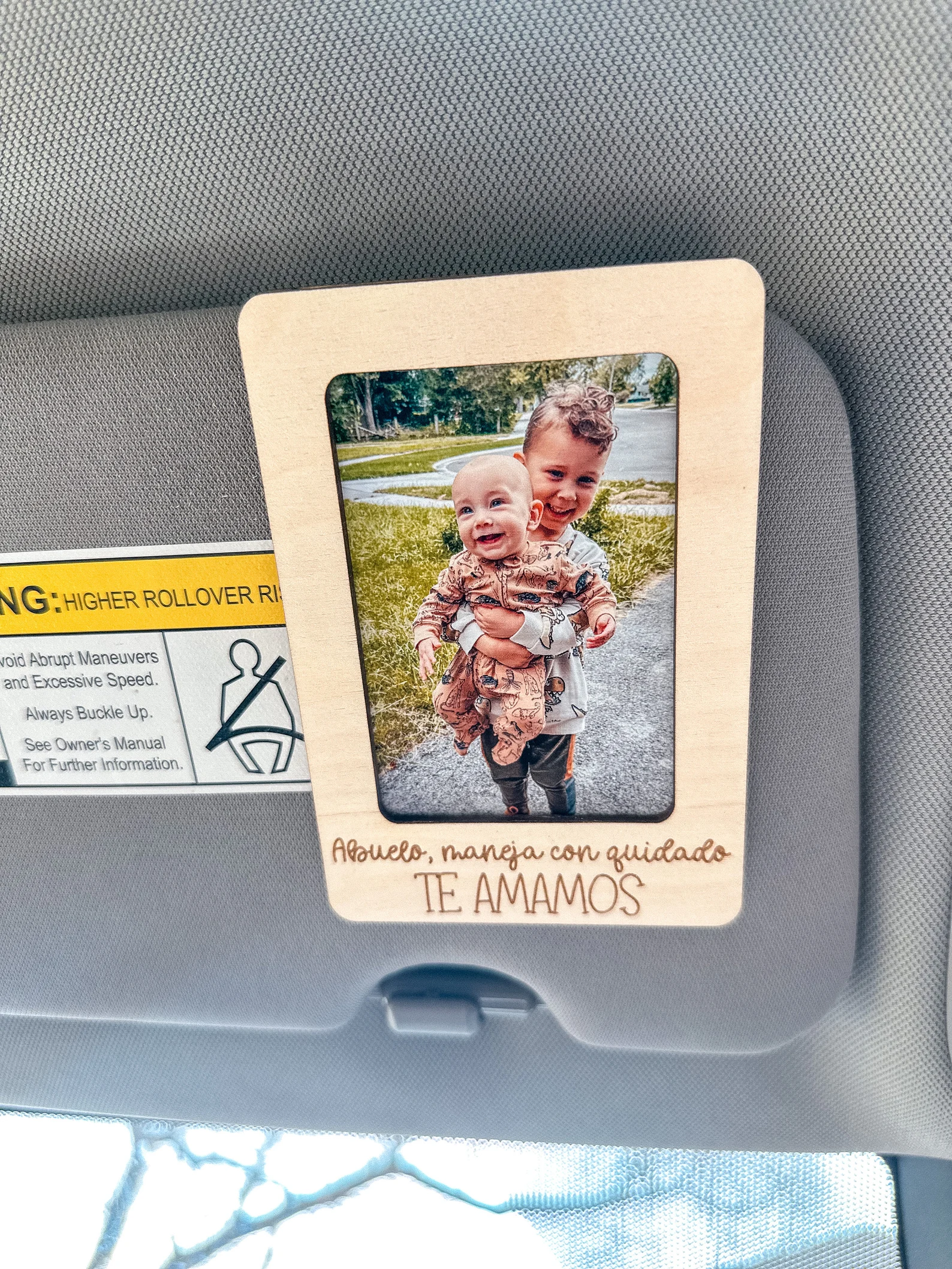 Personalized Picture Frame | Car Visor Clip | Fridge Magnet