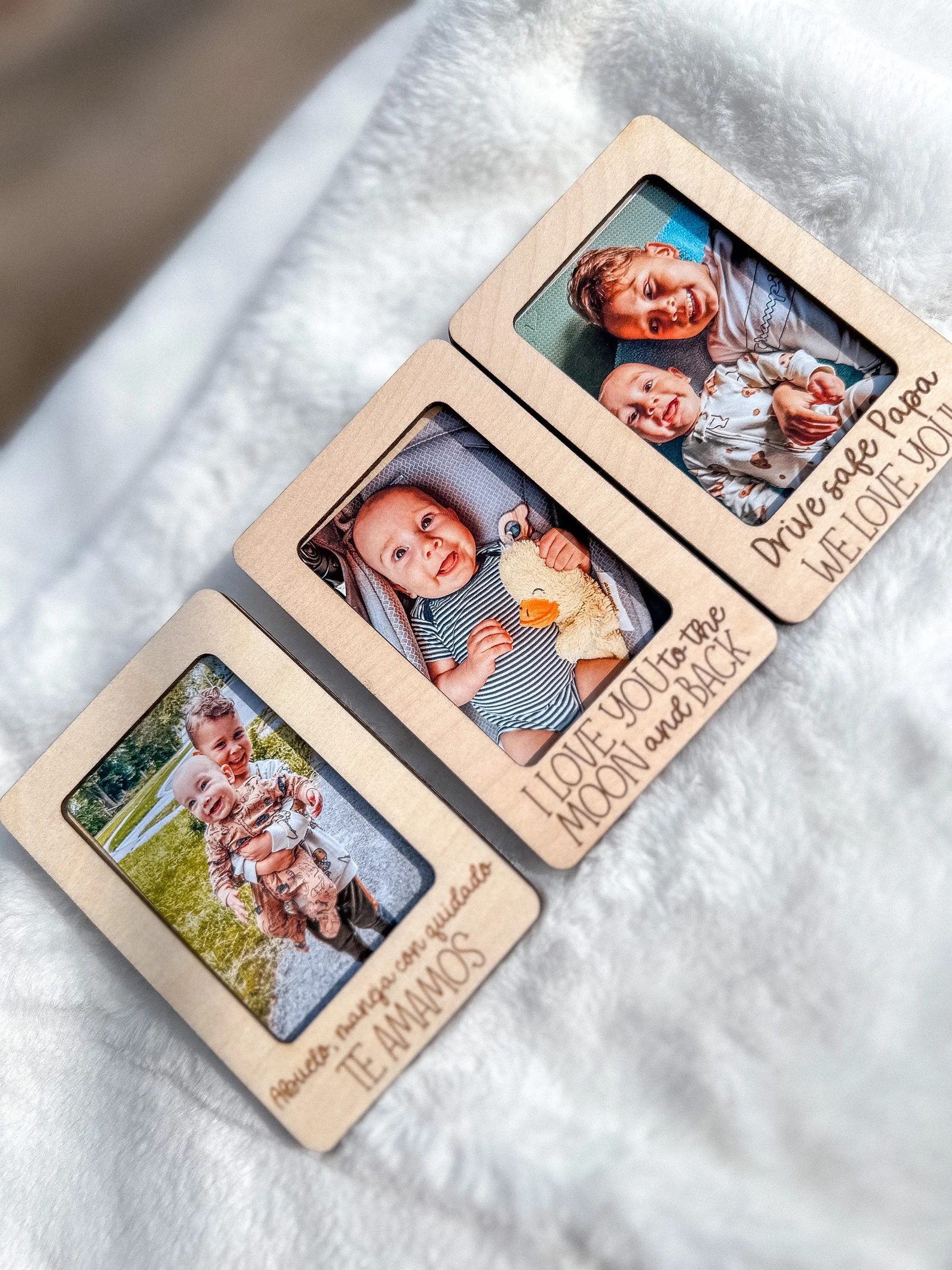 Personalized Picture Frame | Car Visor Clip | Fridge Magnet