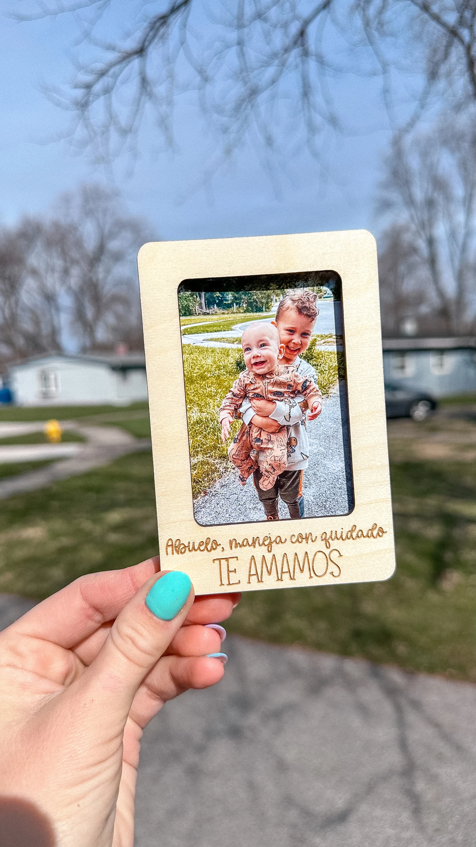 Personalized Picture Frame | Car Visor Clip | Fridge Magnet