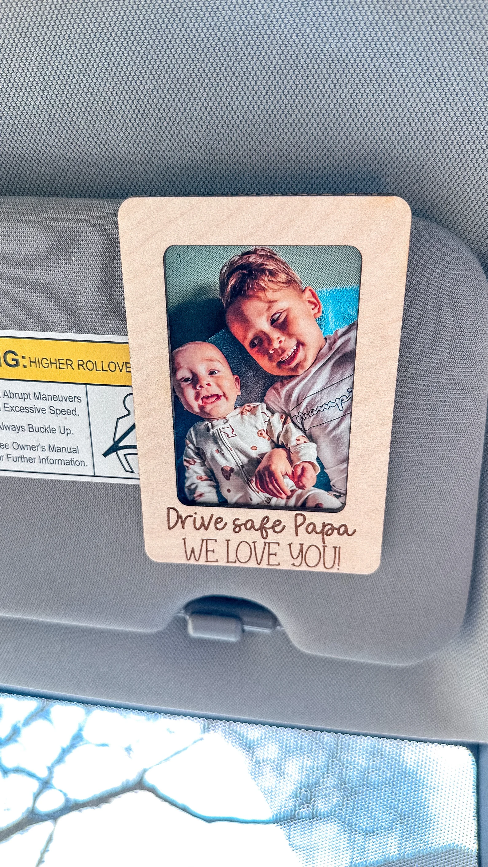 Personalized Picture Frame | Car Visor Clip | Fridge Magnet