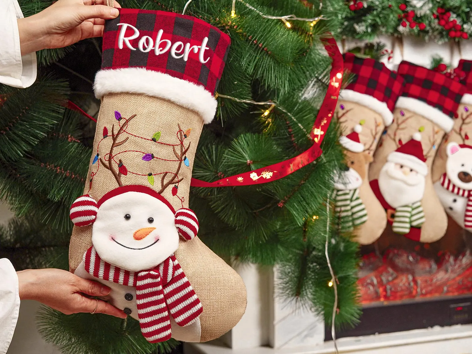 Personalized 3D Christmas Stockings