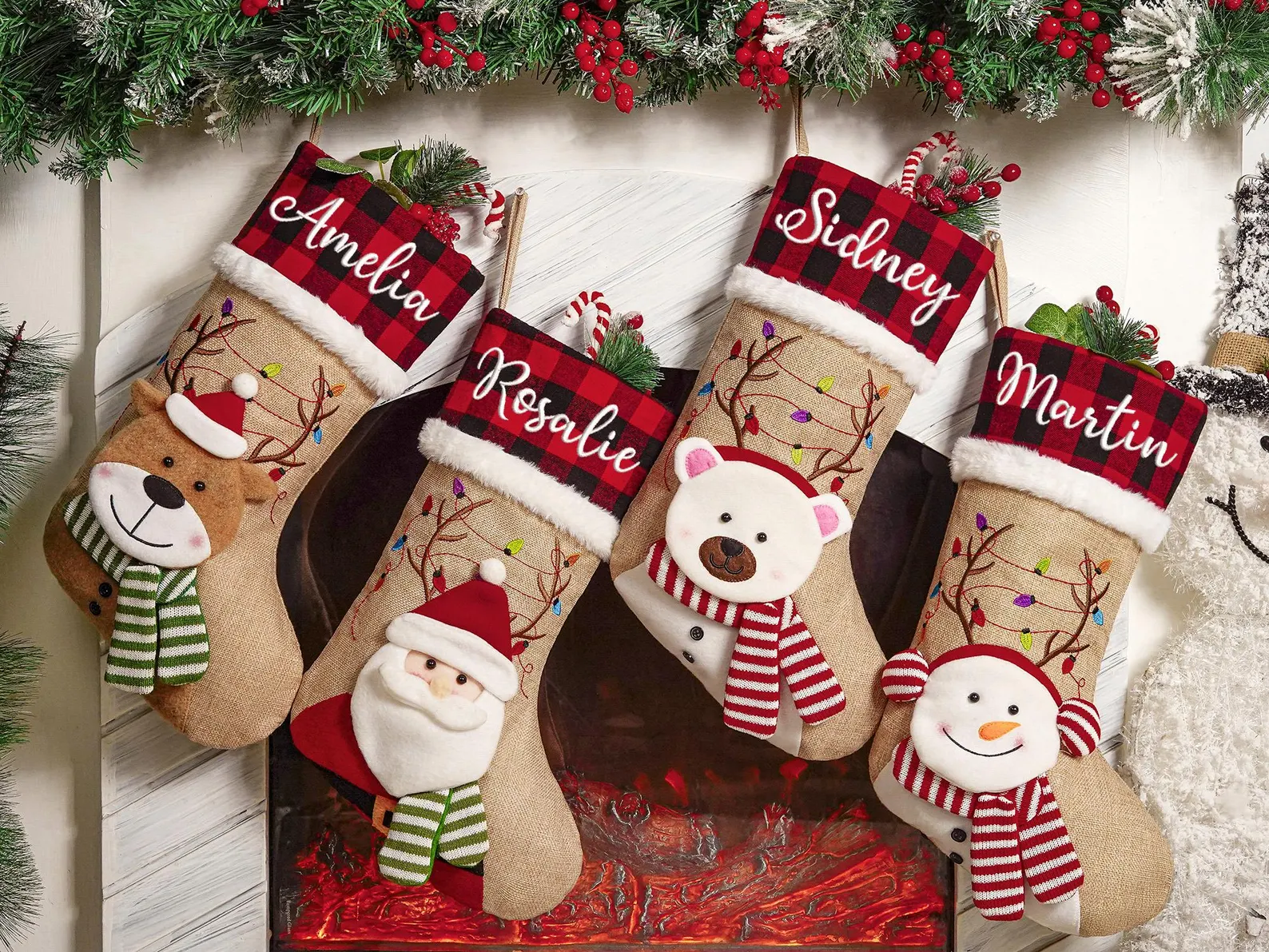 Personalized 3D Christmas Stockings