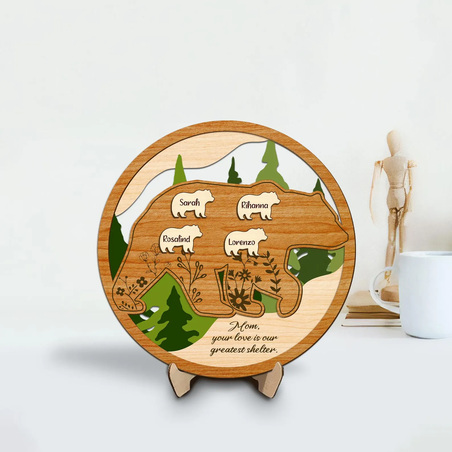 Mama Bear Personalized Gift for Mom