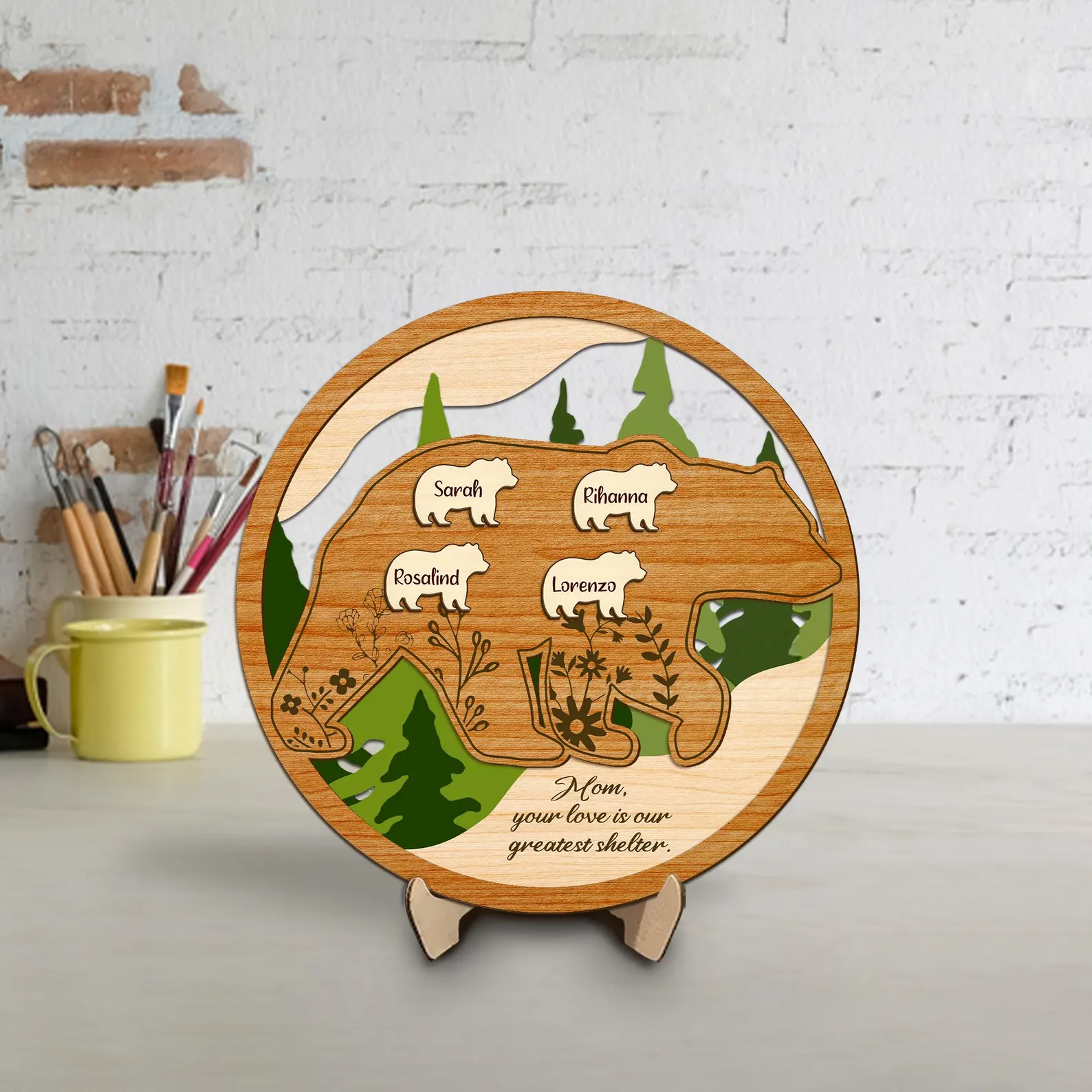 Mama Bear Personalized Gift for Mom