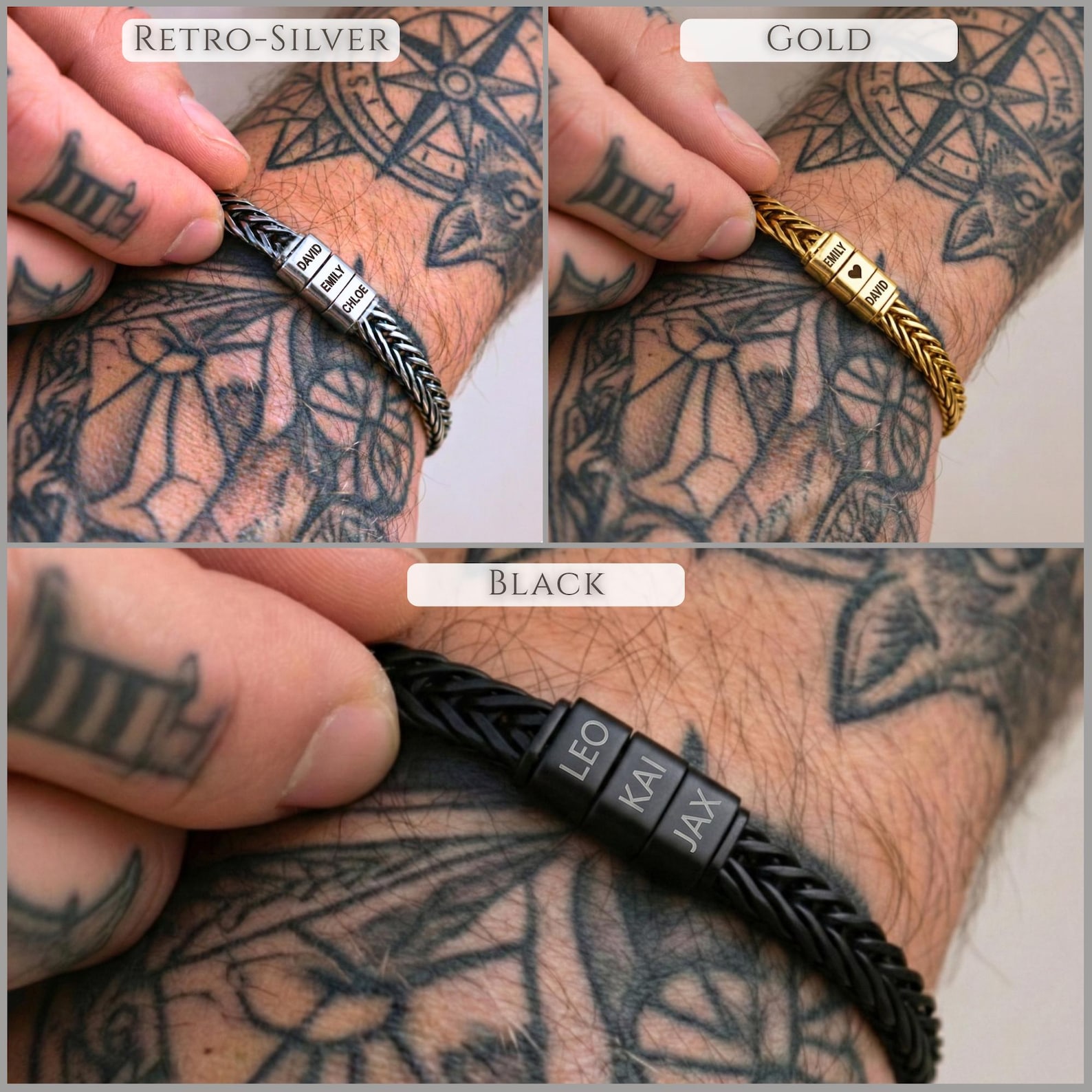 Personalized Mens Bracelet