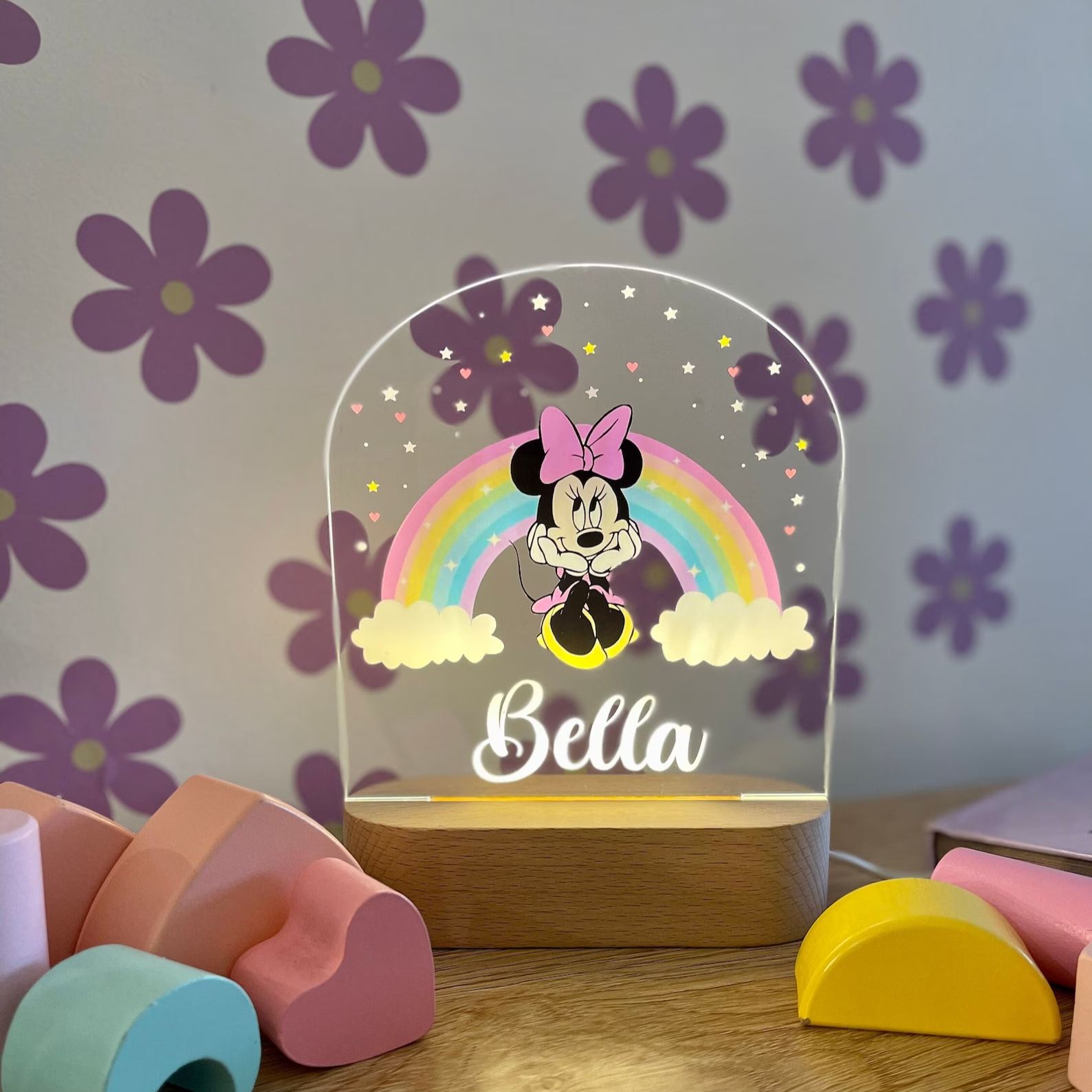 Personalized MINNIE MOUSE Night Light
