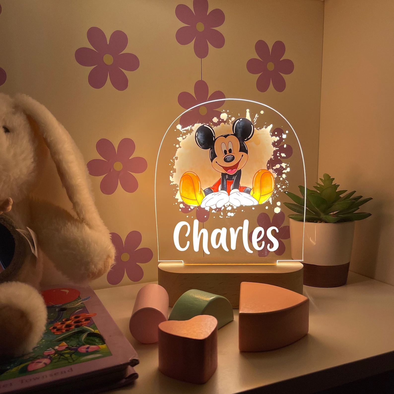 Personalized MICKEY MOUSE Night Light