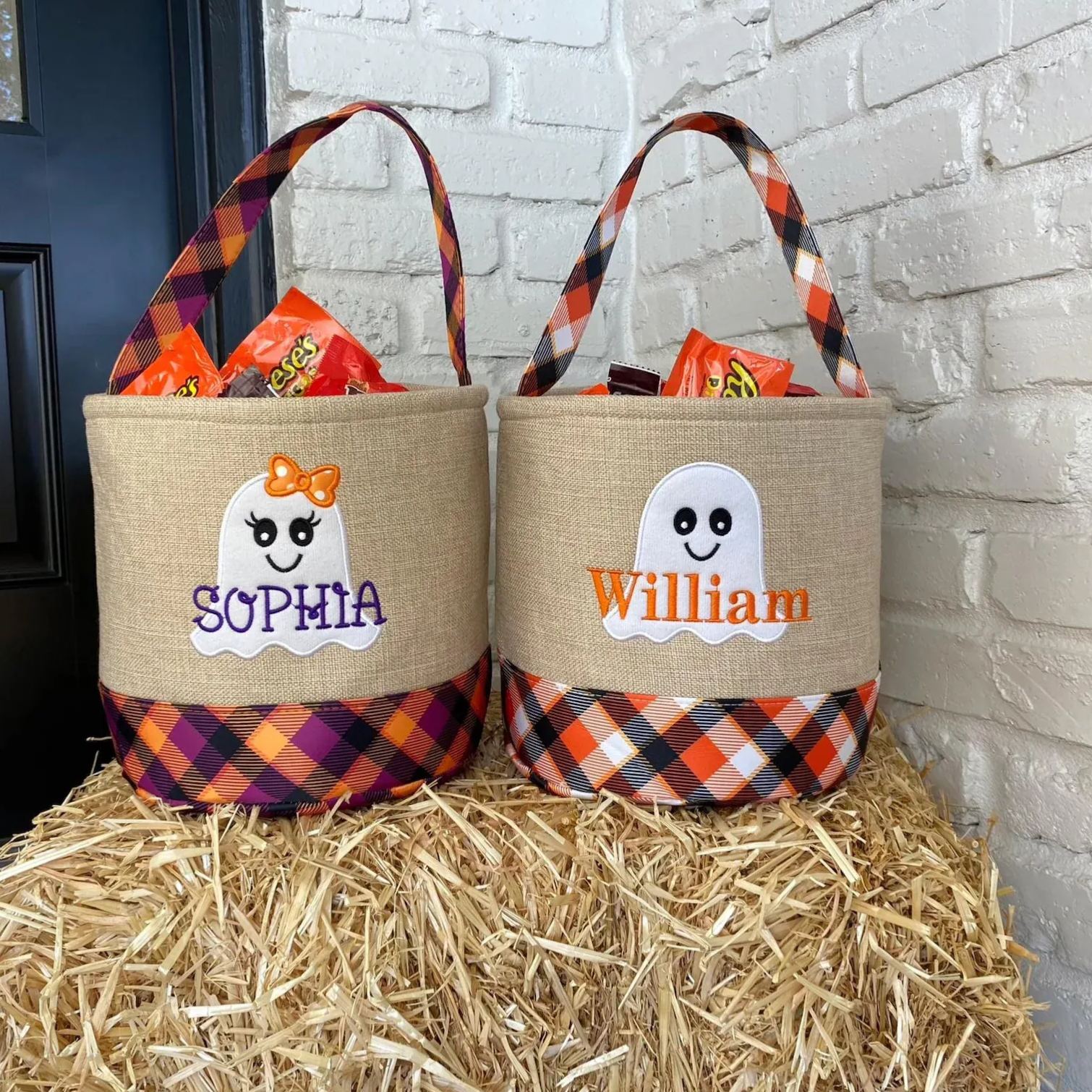 Personalized Halloween Trick or Treat Bag 