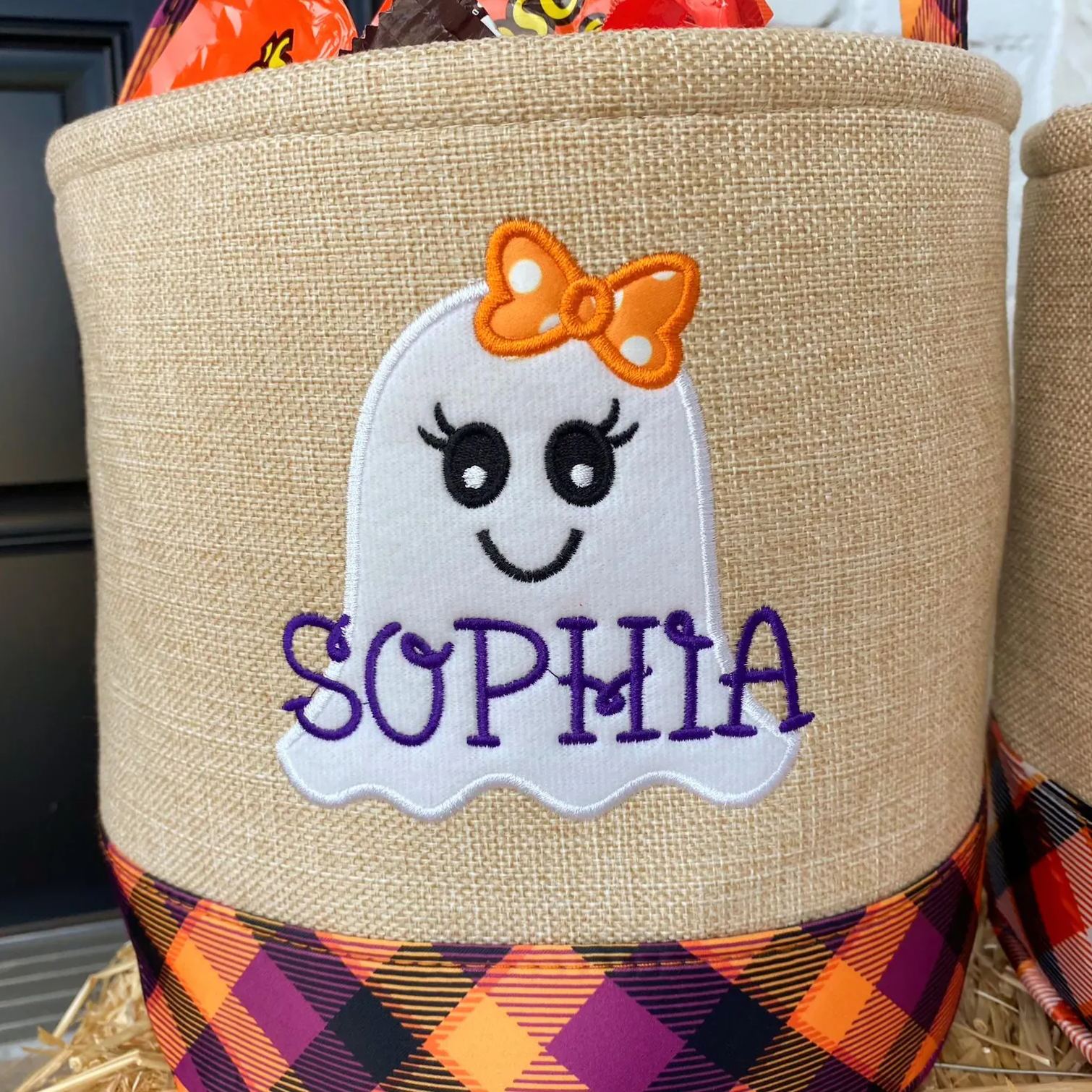 Personalized Halloween Trick or Treat Bag 