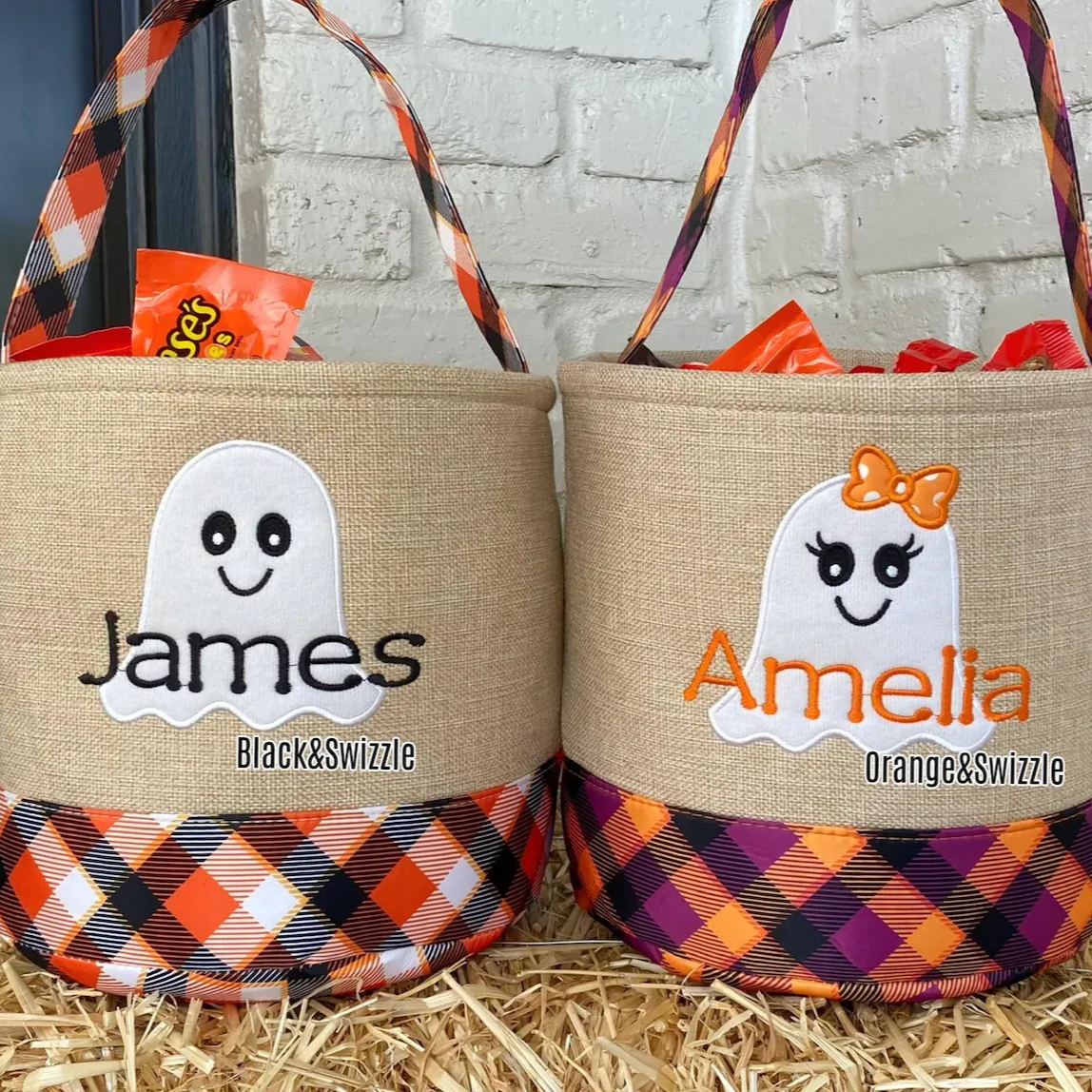 Personalized Halloween Trick or Treat Bag 
