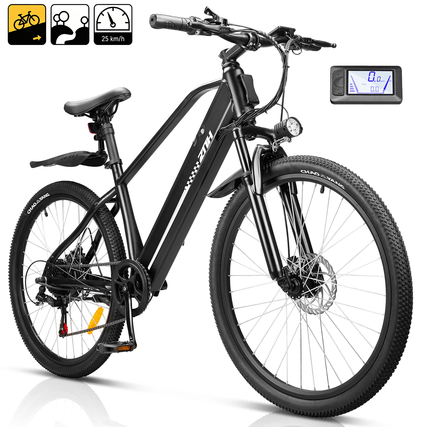 ZNH-15S Electric City Commuter Bike （Black）