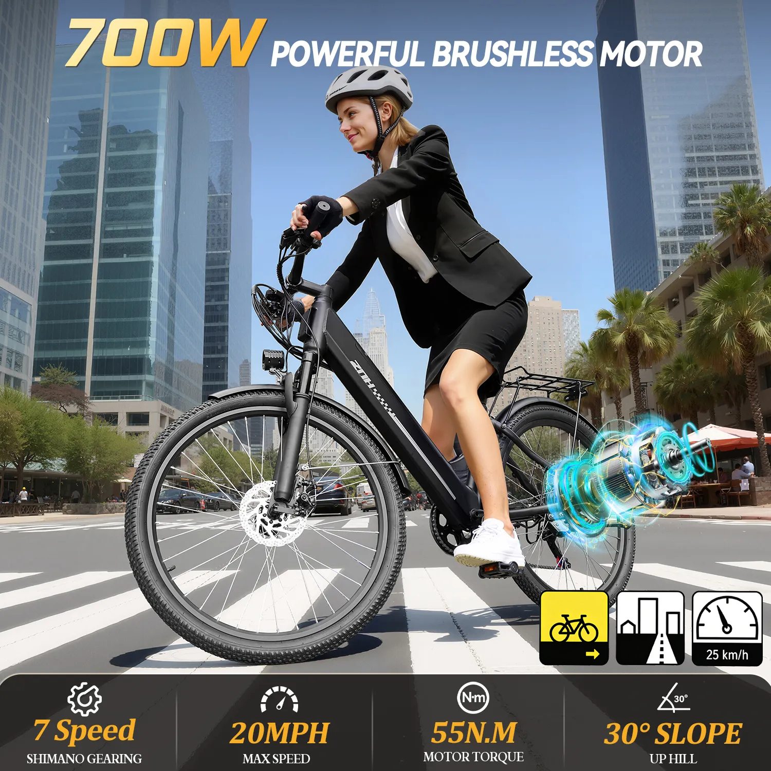 ZNH 17sr rear wheel with motor