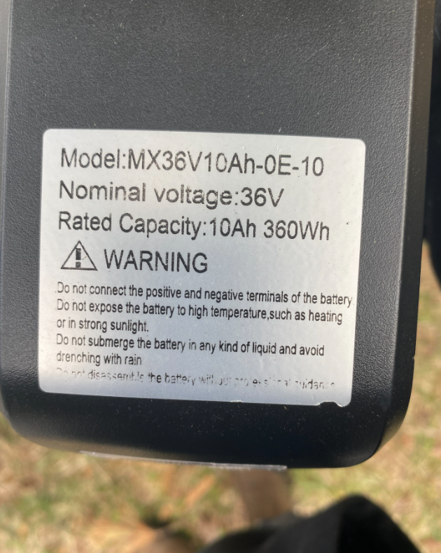 ZNH 02 E-bike Battery