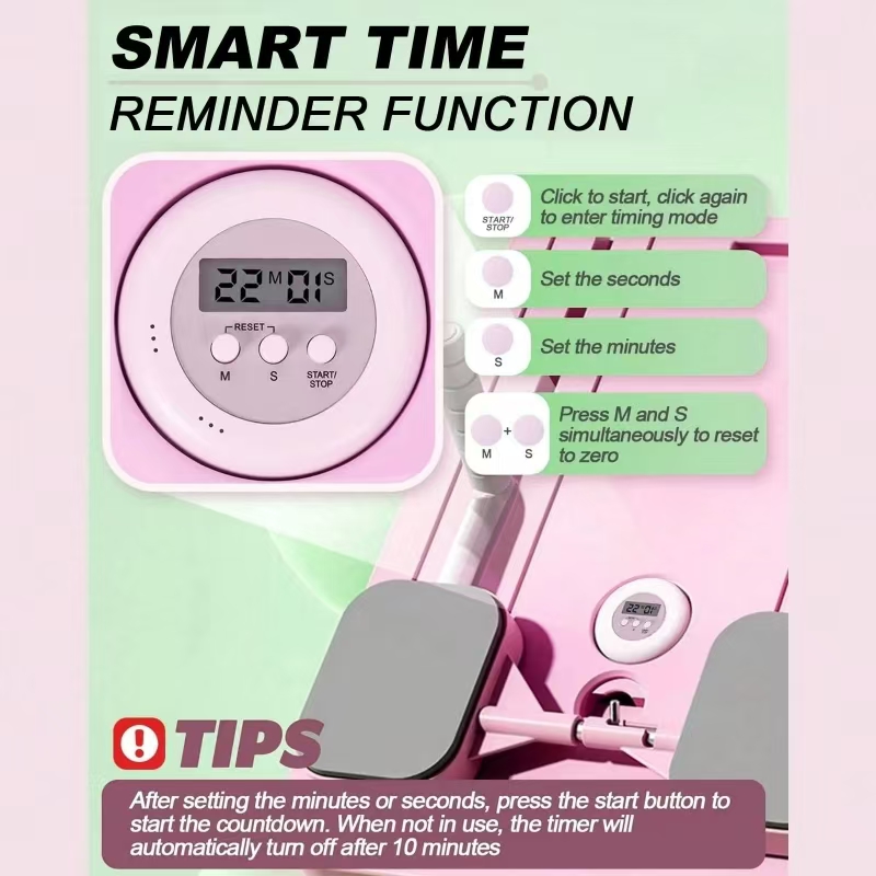 The Pilates fitness board is foldable and portable