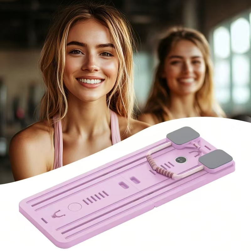 The Pilates fitness board is foldable and portable