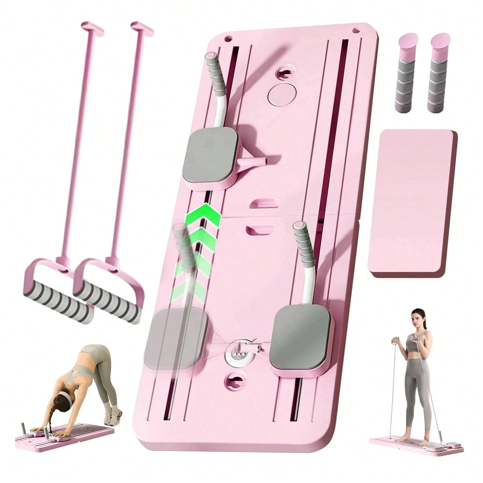 The Pilates fitness board is foldable and portable