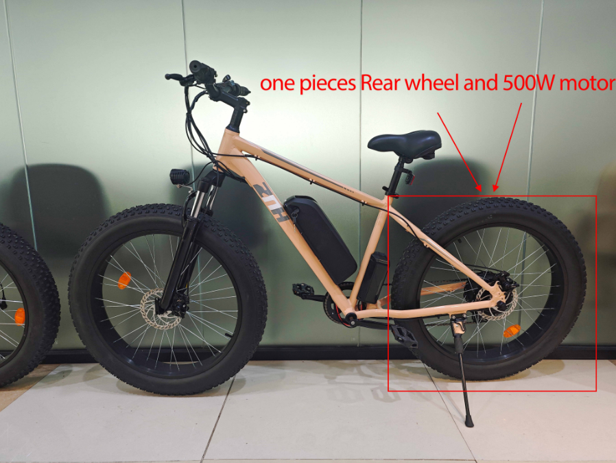 ZNH-07, Rear wheel and 500W motor