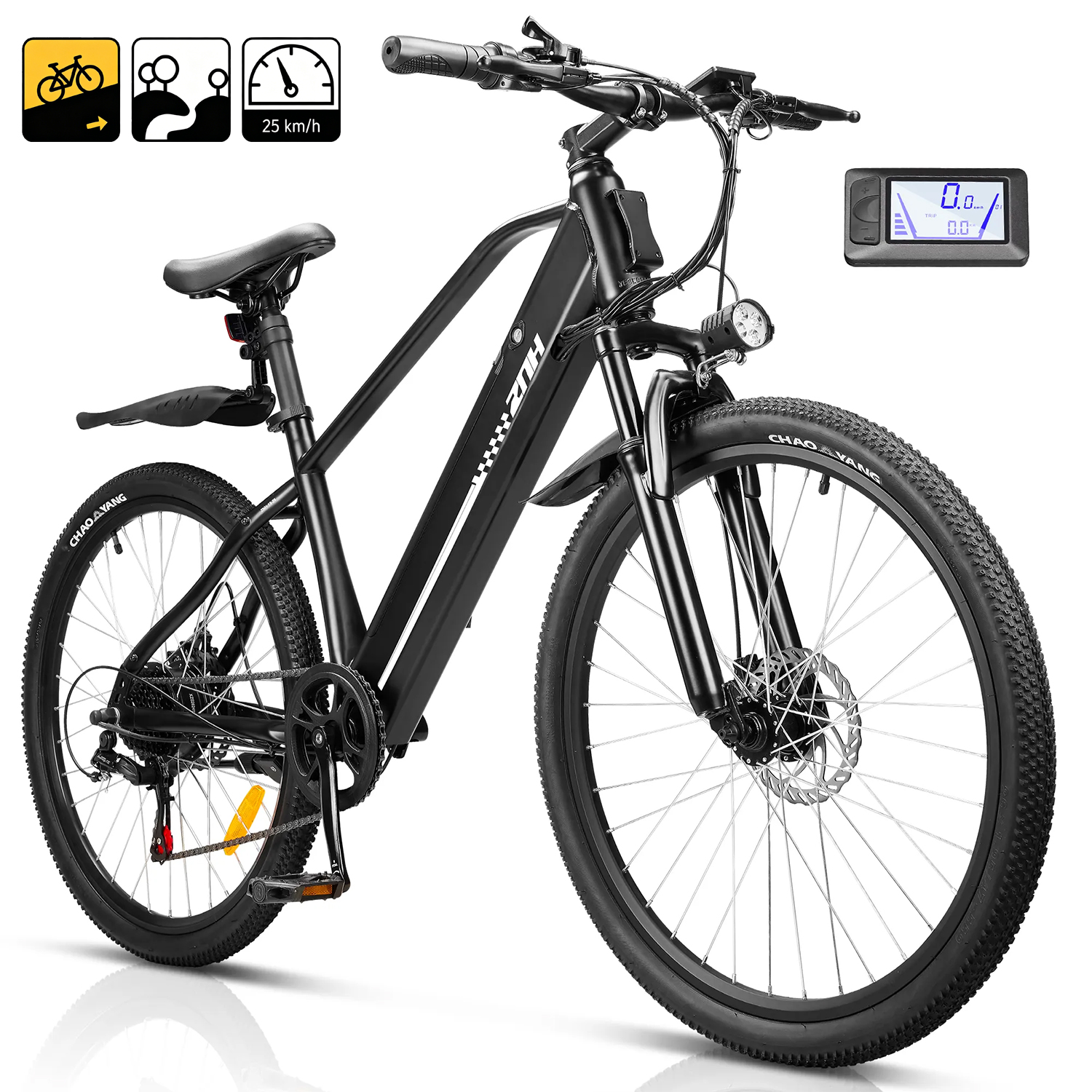 ZNH-15S，Electric Bike 1000W Peak for Adult,48V Removable Battery,20MPH,7-Speed,26" Electric Mountain Bike