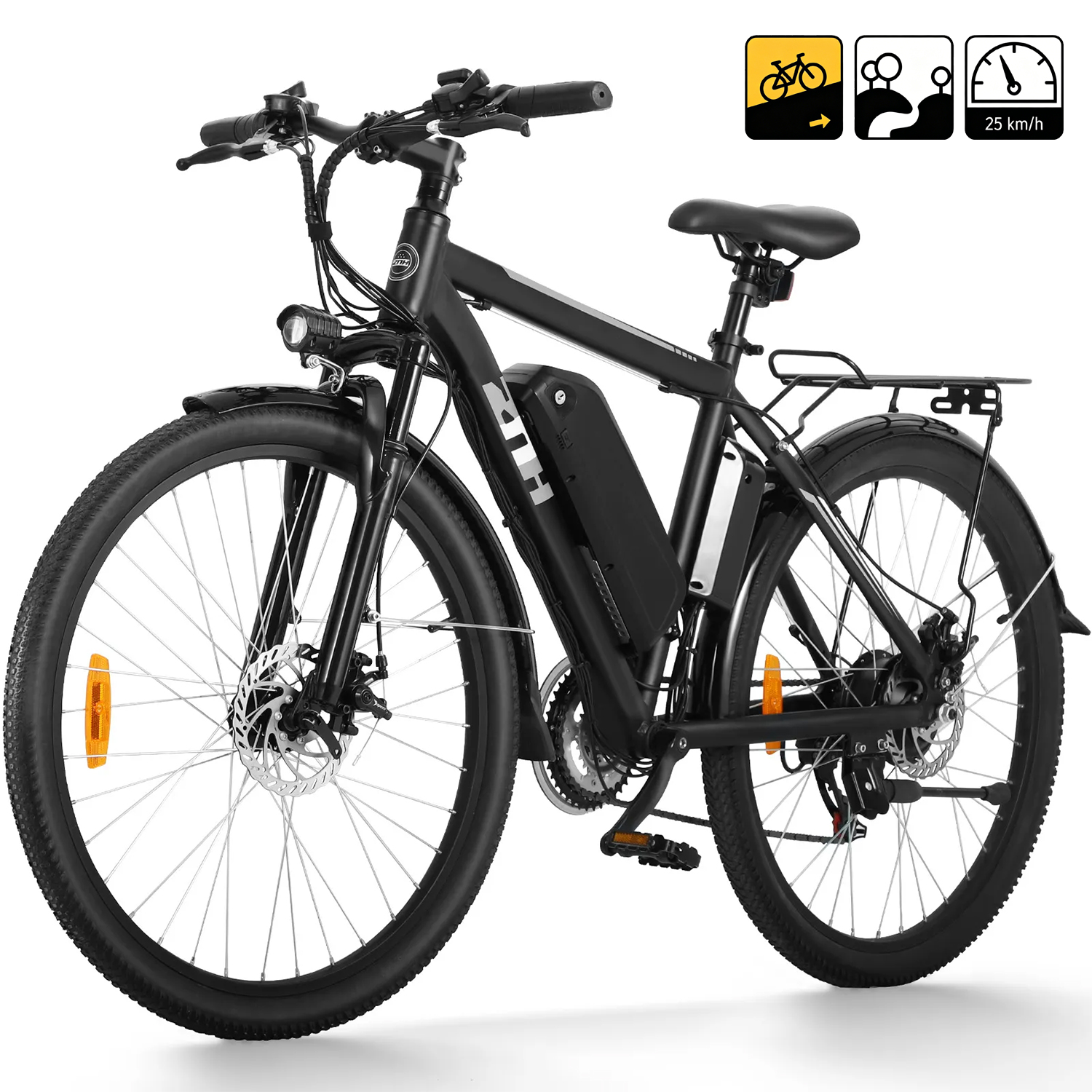 ZNH-02SR,750W 48V Electric Bike for Adults, 26 inch,Removable Battery,Up to 50Miles Range 20 MPH, 7-Speed EBike