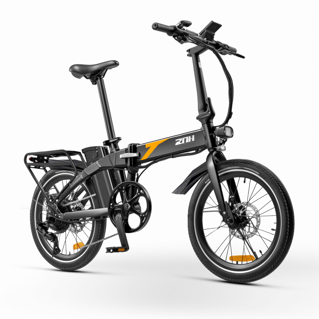 ZNH Mountain Electric Bicycle - 26 in. 350 W, Removable Battery - Black