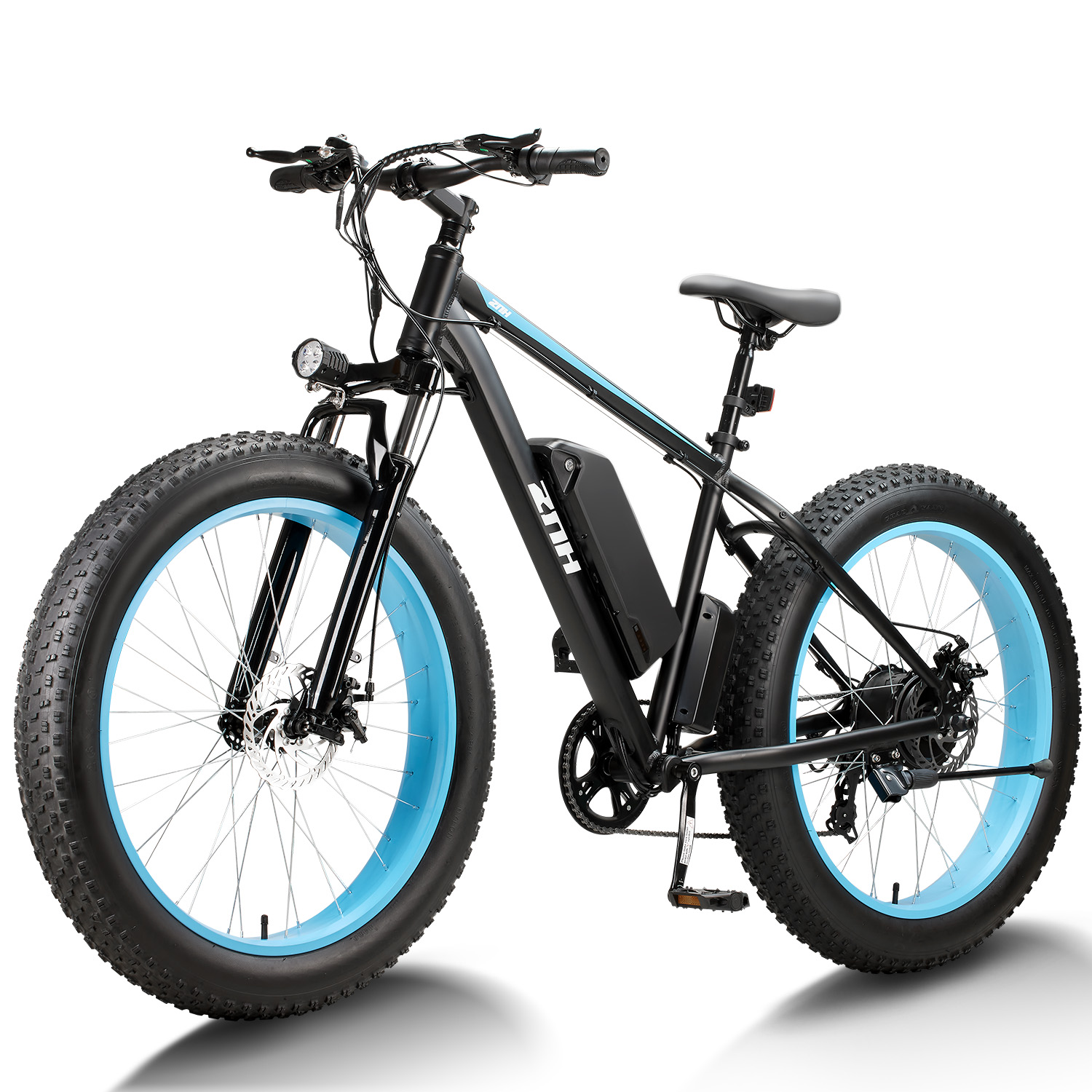 ZNH 750W Fat Tire Electric Mountain Bike for Adults | 26"x4.0 All-Terrain Snow Ebike, 48V 13Ah Removable Battery, UL2849 Certified