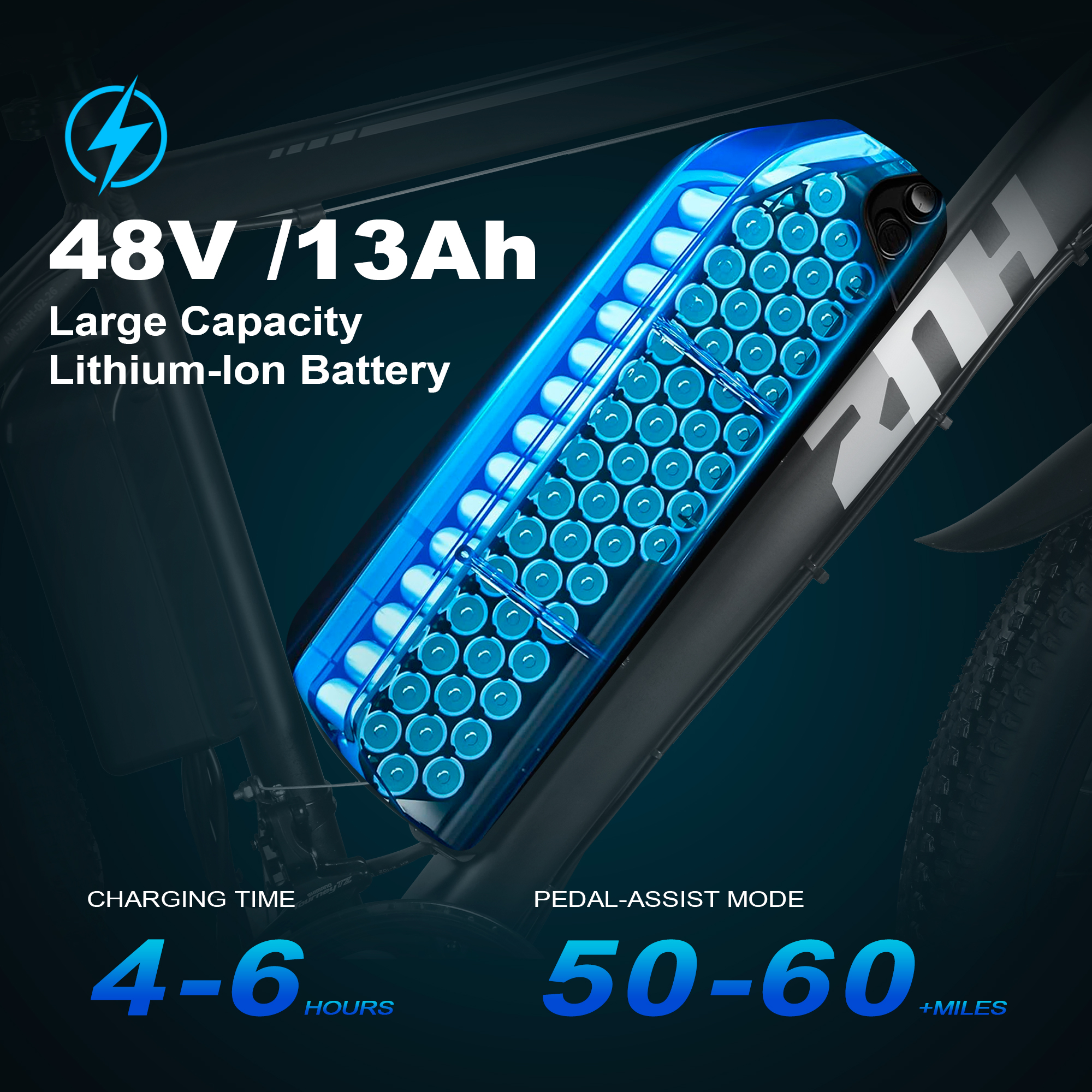 ZNH Z2 PRO Electric City Commuter Bike （Black）