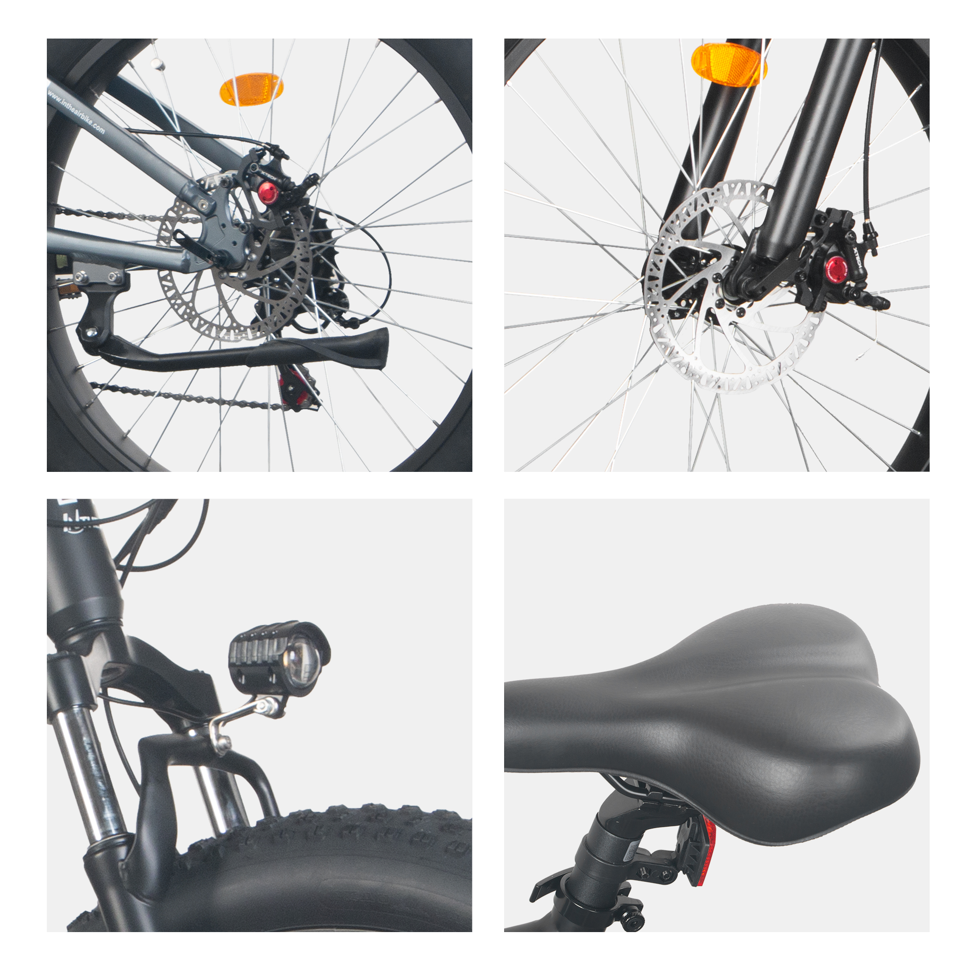 ZNH 099 Black Fat Tire Electric Mountain Bike for Beach 