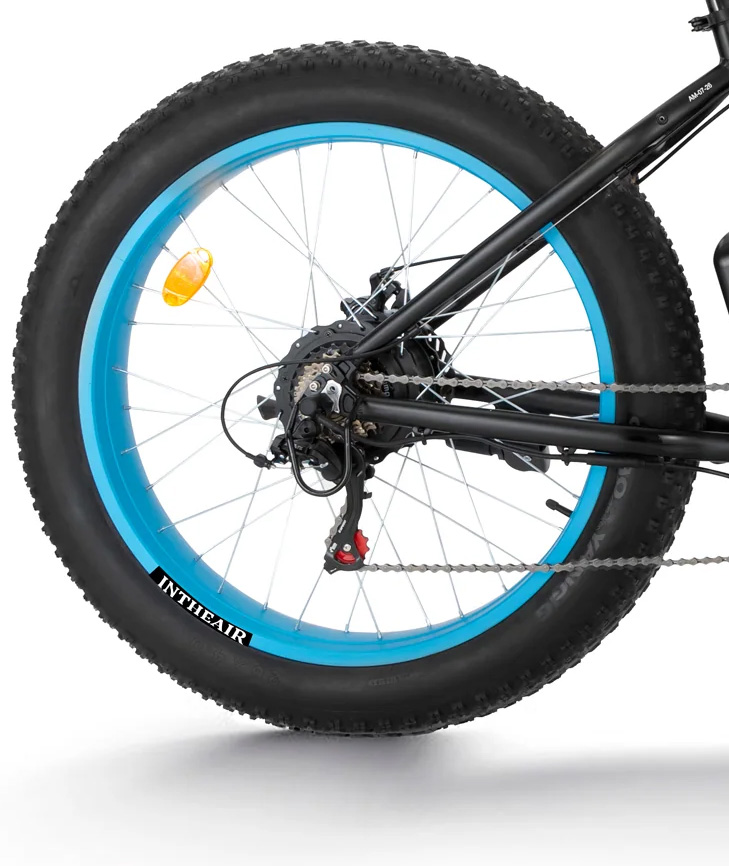 ZNH-07, Rear wheel and 500W motor