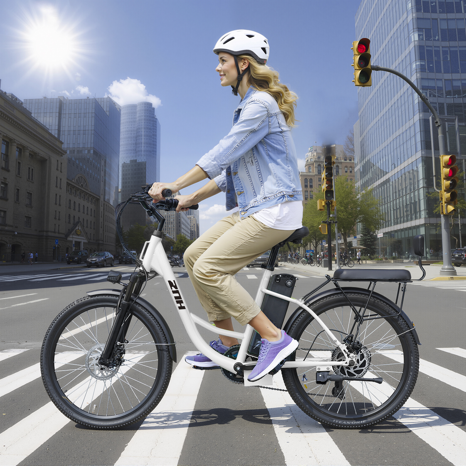 ZNH-19 24" Electric Bike for Adults 16+, 750W Motor Ebike with 48V 19.4Ah Battery, 20MPH Max Speed, UL2849 Certified, Recreational Use Only