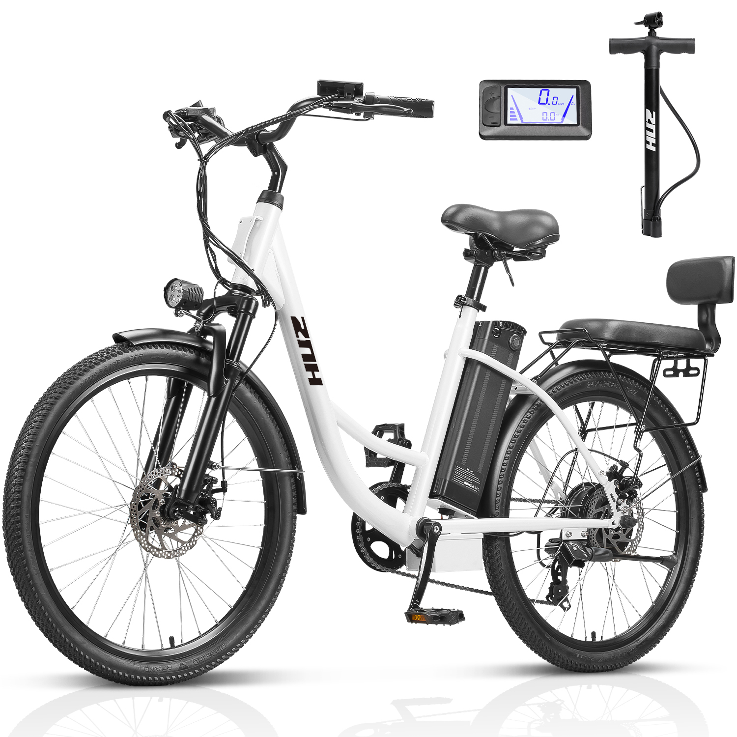 ZNH-19 24" Electric Bike for Adults 16+, 750W Motor Ebike with 48V 19.4Ah Battery, 20MPH Max Speed, UL2849 Certified, Recreational Use Only
