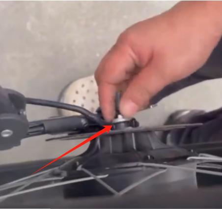 washe&bolts for rear wheel with motor