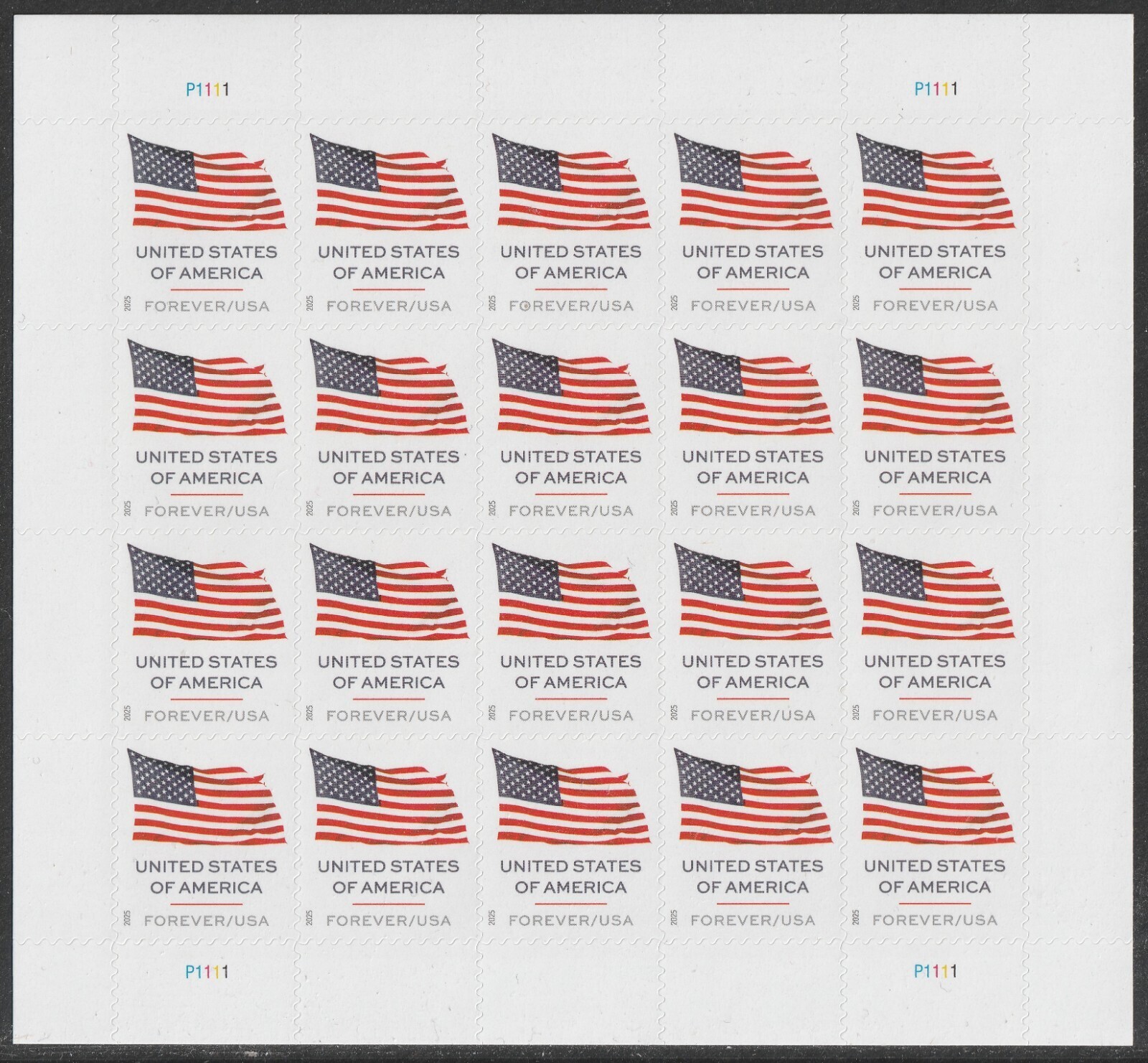 U.S Flags 2025 USPS Stamps