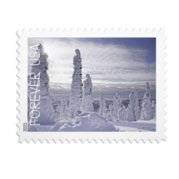 2025 Winter Landscapes Stamps USPS Forever Postal 
