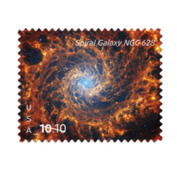 Spiral Galaxy Stamps 2025