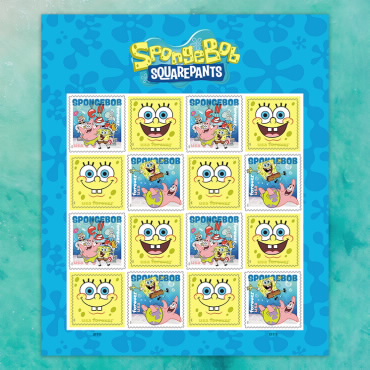Spongebob Squarepants Stamps 2025