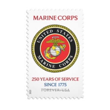 2025 New U.S. Marine Corps 250th Stamps