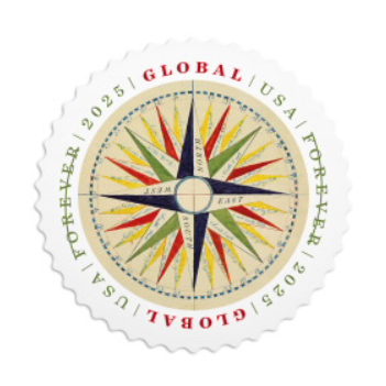 Global 1794 Compass Rose Stamps; Sheets of 10