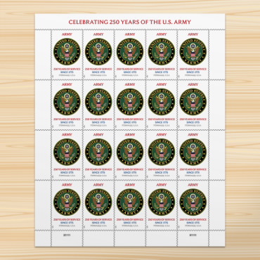 U.S. Army 250th Stamps